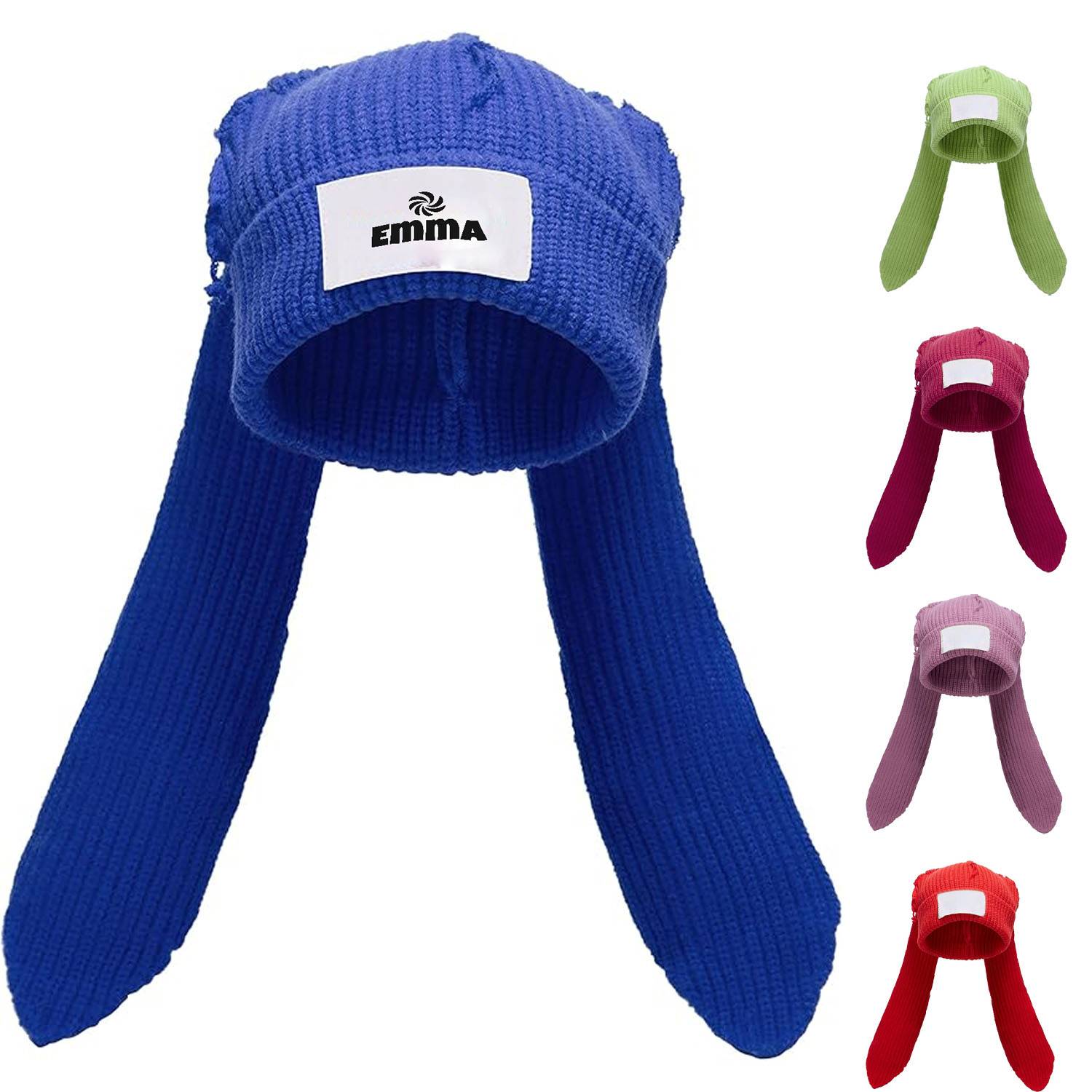 Rabbit ear hat beanie