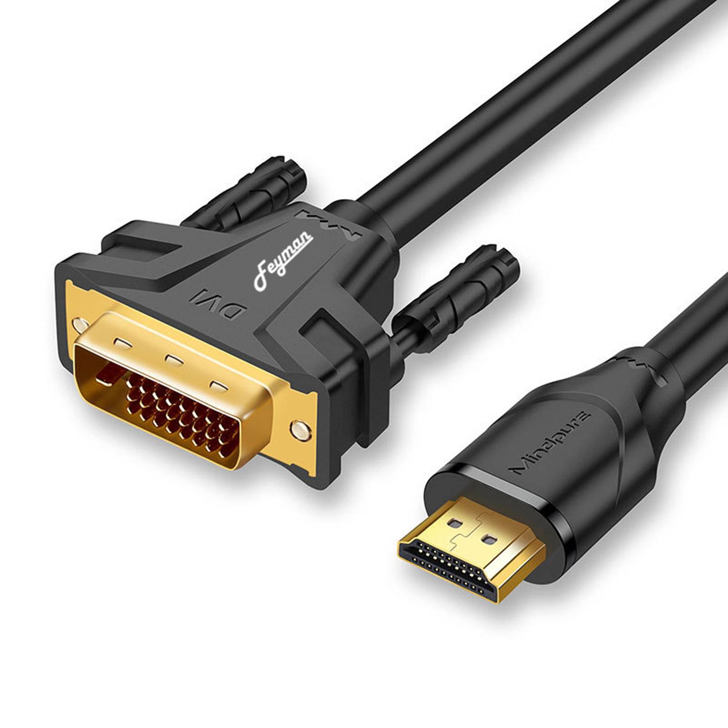 HDMI to DVI Display Conversion Cable High Definition