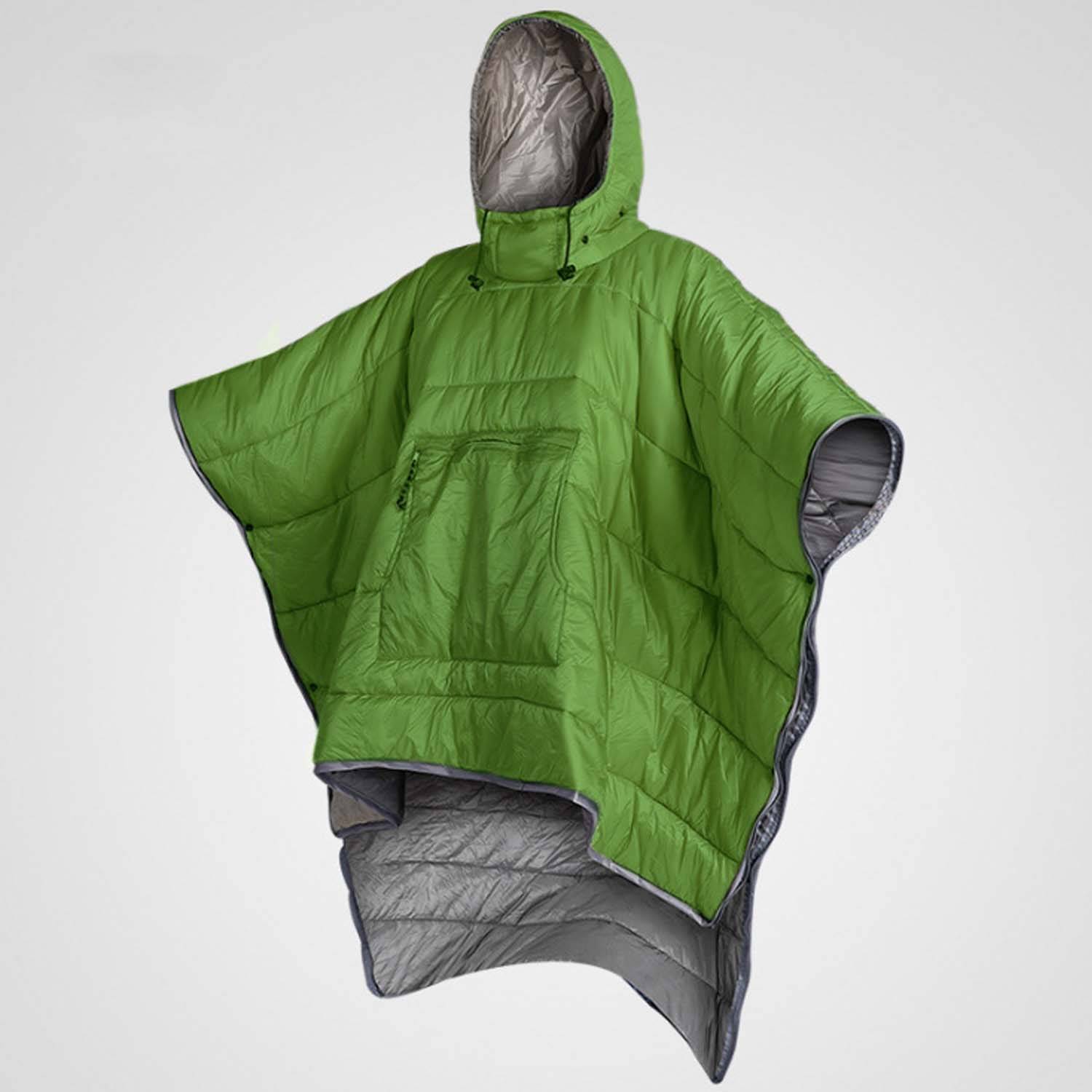 Ultra Light Down Cotton Wearable Cape Sleeping Bag - Image 3