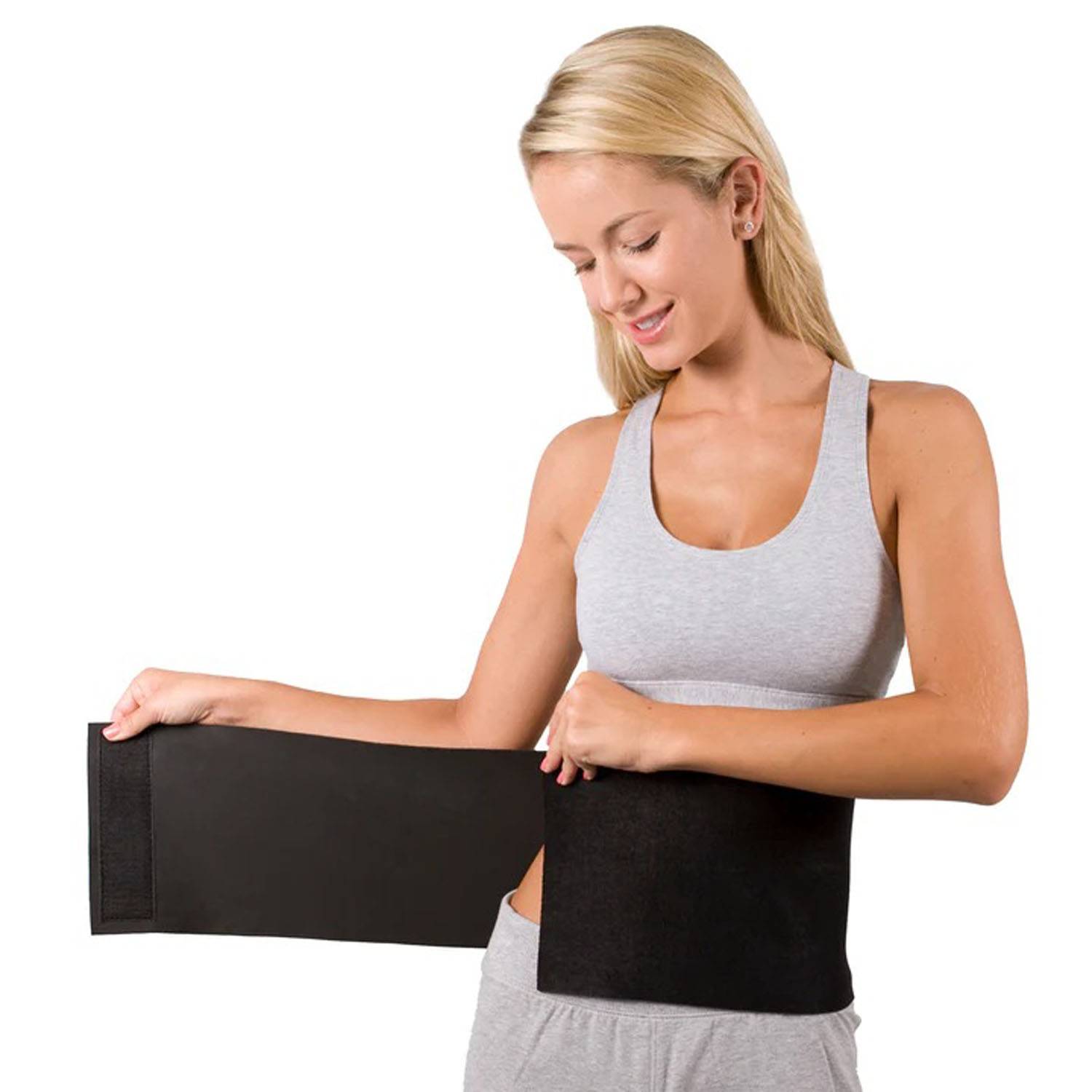 Adjustable Rubber Waist Trimmer Belt for Workouts - Image 4