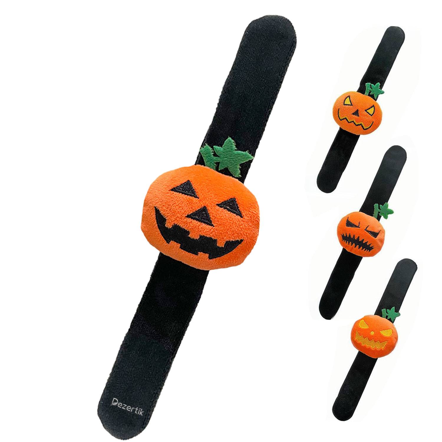 Funny Furry Pumpkin Bracelet for Halloween Party