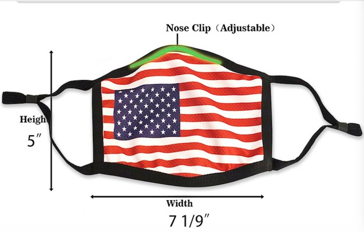 Reusable Washable Cooling Face Masks