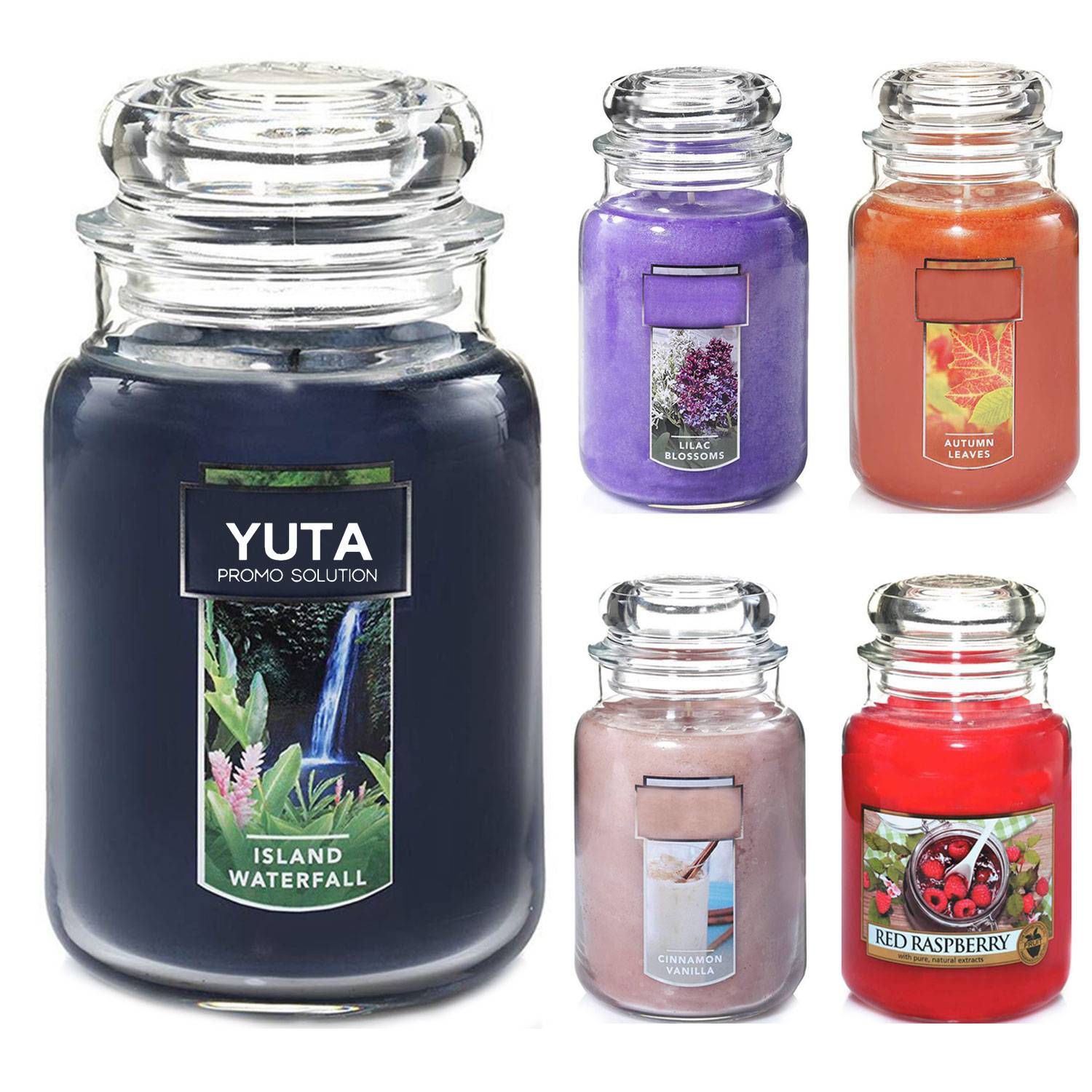 22oz Large Single Wick Soy Wax Jar Candle