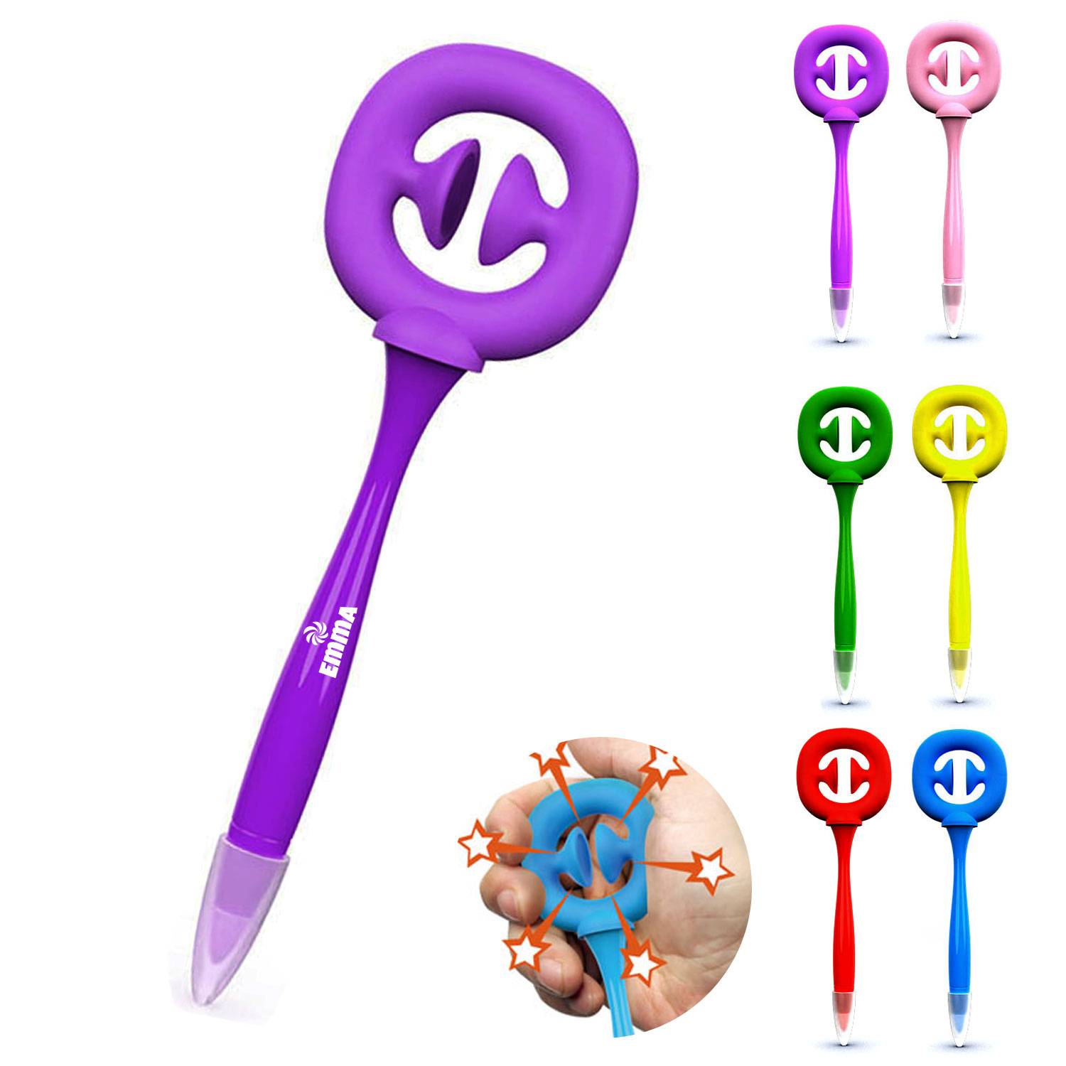Squishy Ball PenThe Snapperz Novelty Pen is a versatile 7.2"