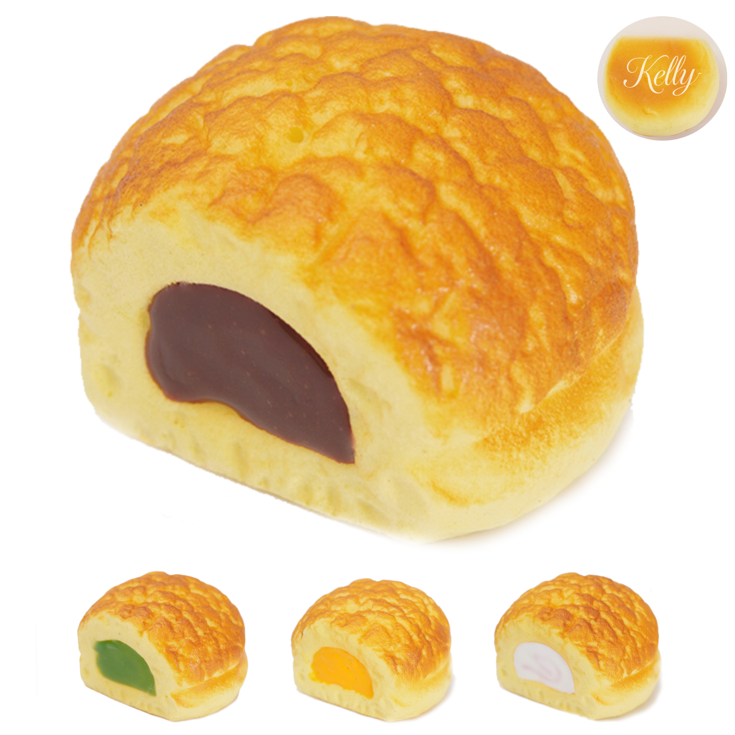 PU Bread Shaped Stress Reliever