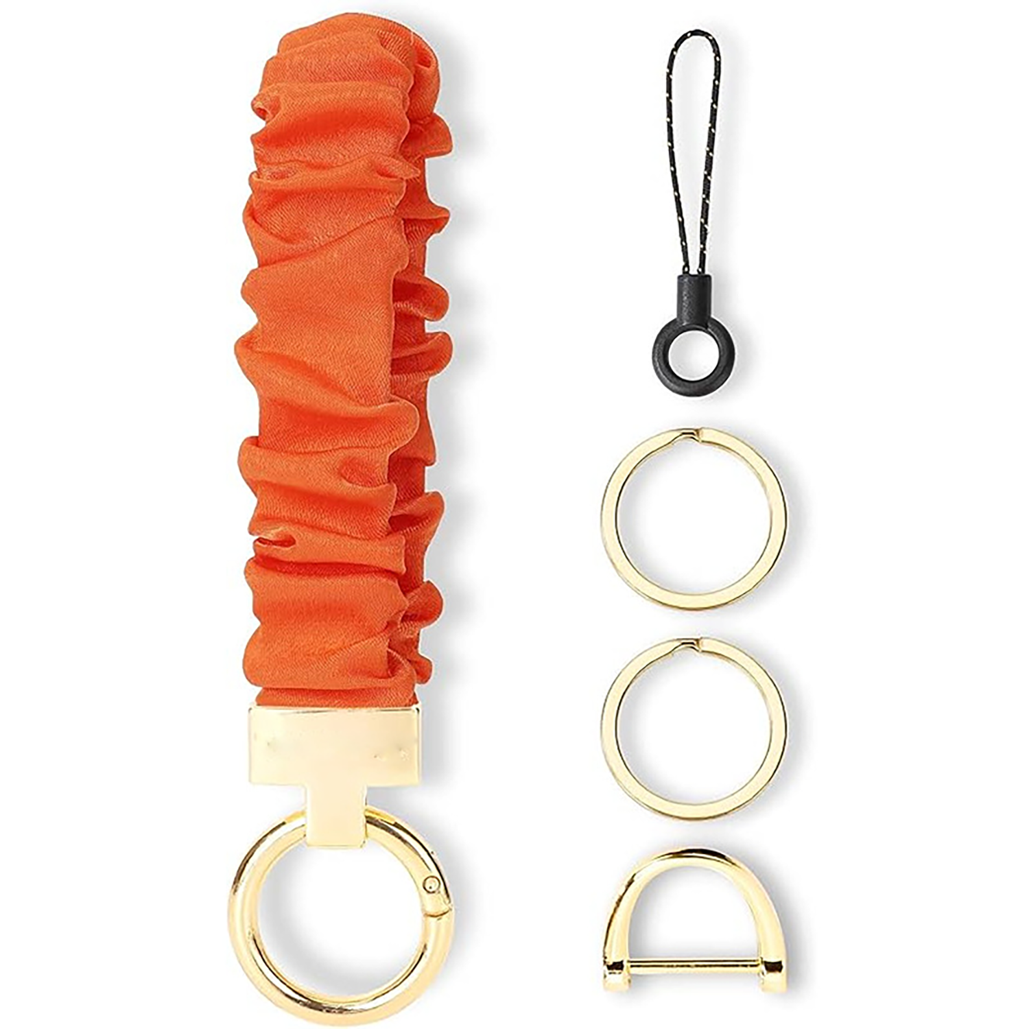 Stretchy Scrunchie Wristlet Keychain - Image 6