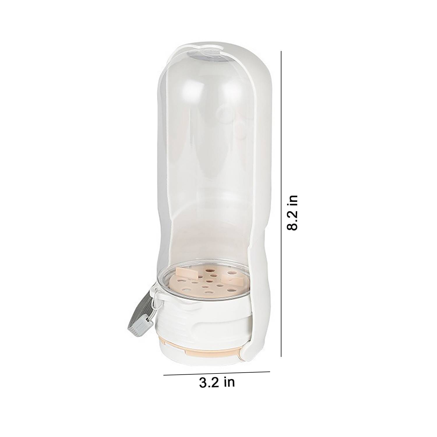 12oz 2-in-1 Pet Travel Water Bottle Foldable Bowl - Image 4