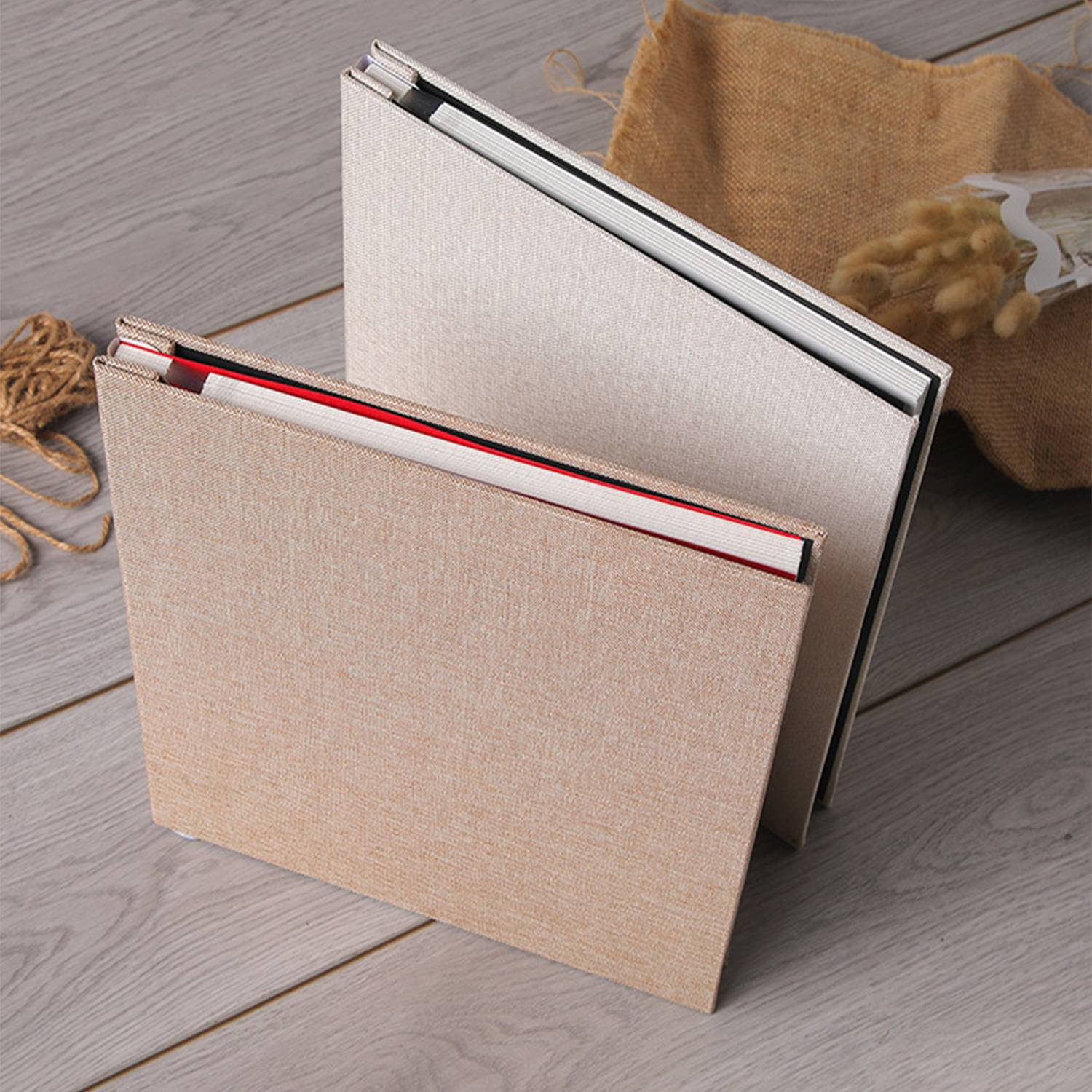 Simple Linen Self-Adhesive Film Album - Image 5