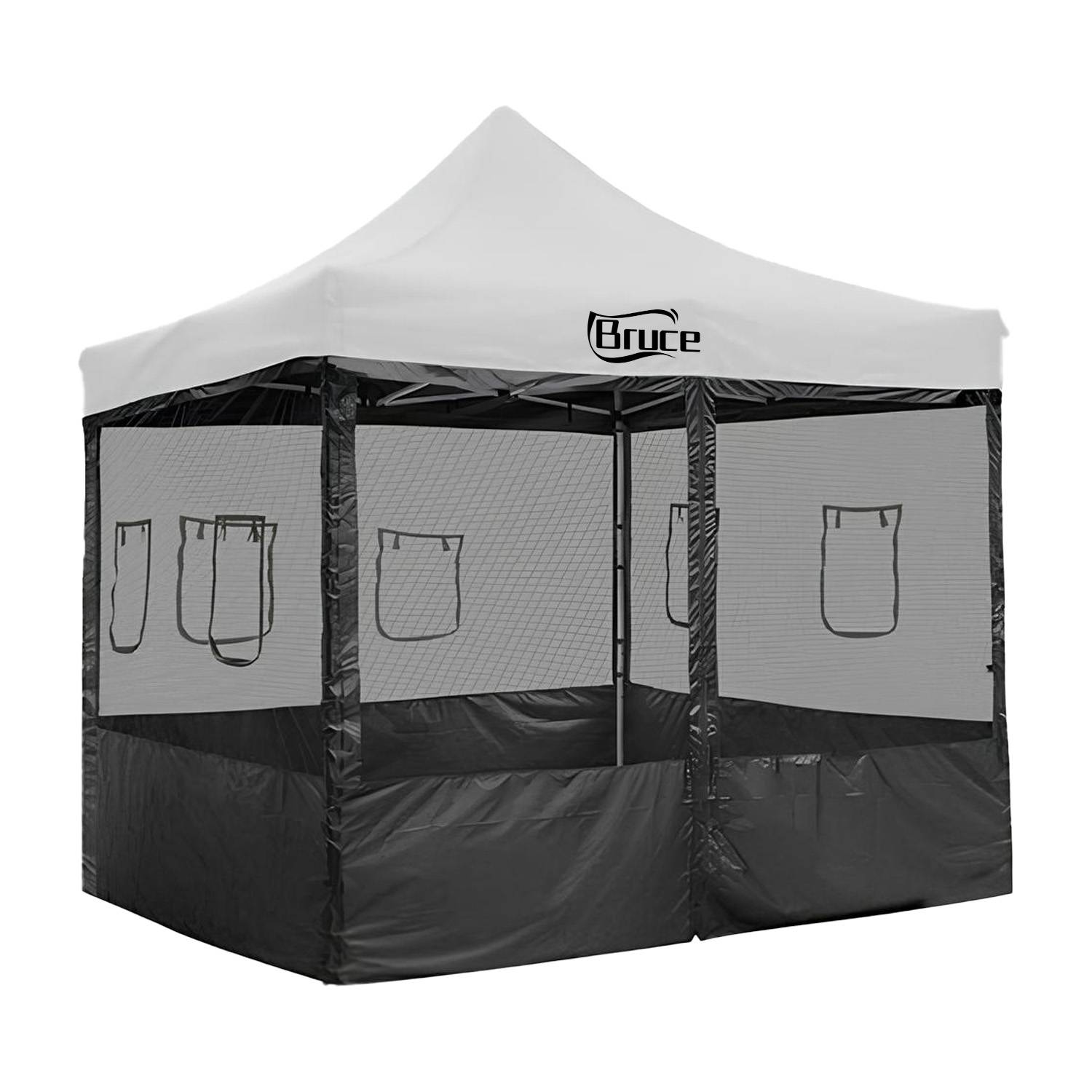 Curbside Vendor Tent Kit w/Food Mesh Wall Set
