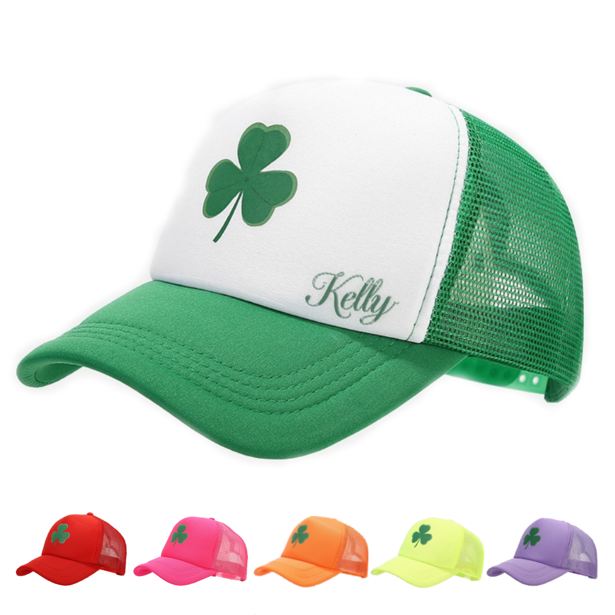 St Patrick's Day Breathable Shamrock Cap