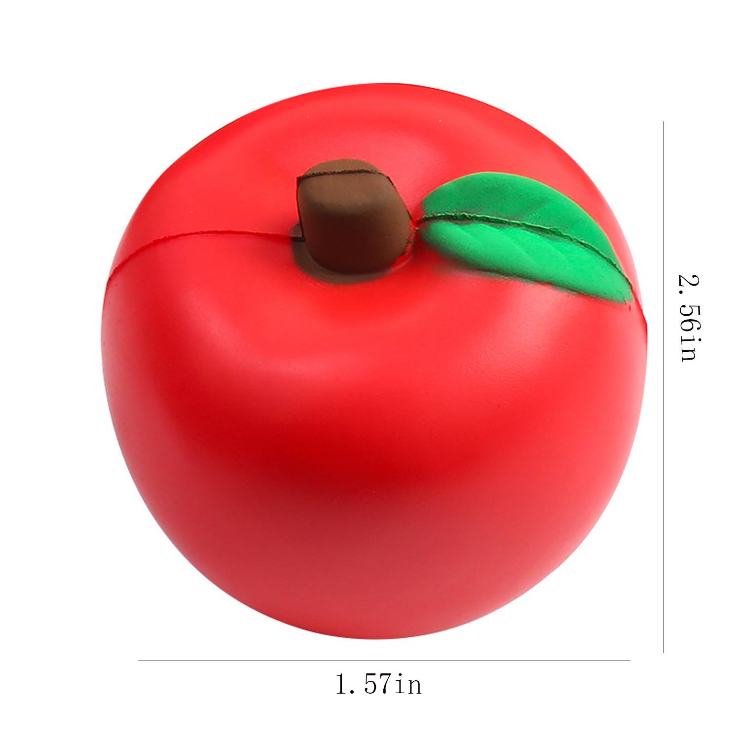 PU Foam Apple Stress Reliever Toy - Image 3