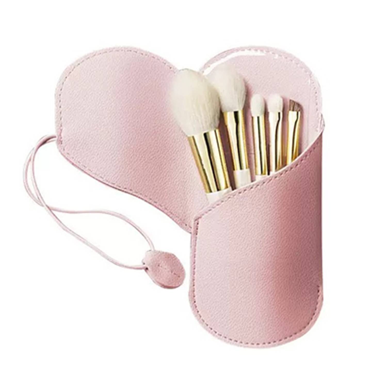 PU Leather Makeup Brush Holder - Image 4