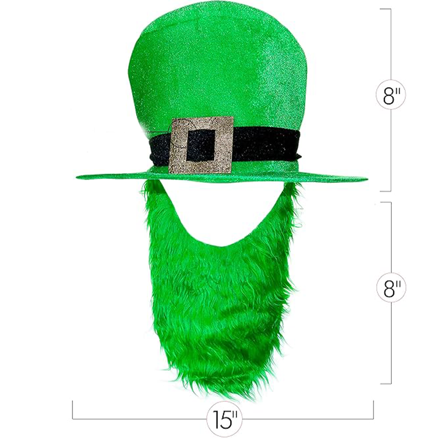 St Patricks Day Beard Hat - Image 3