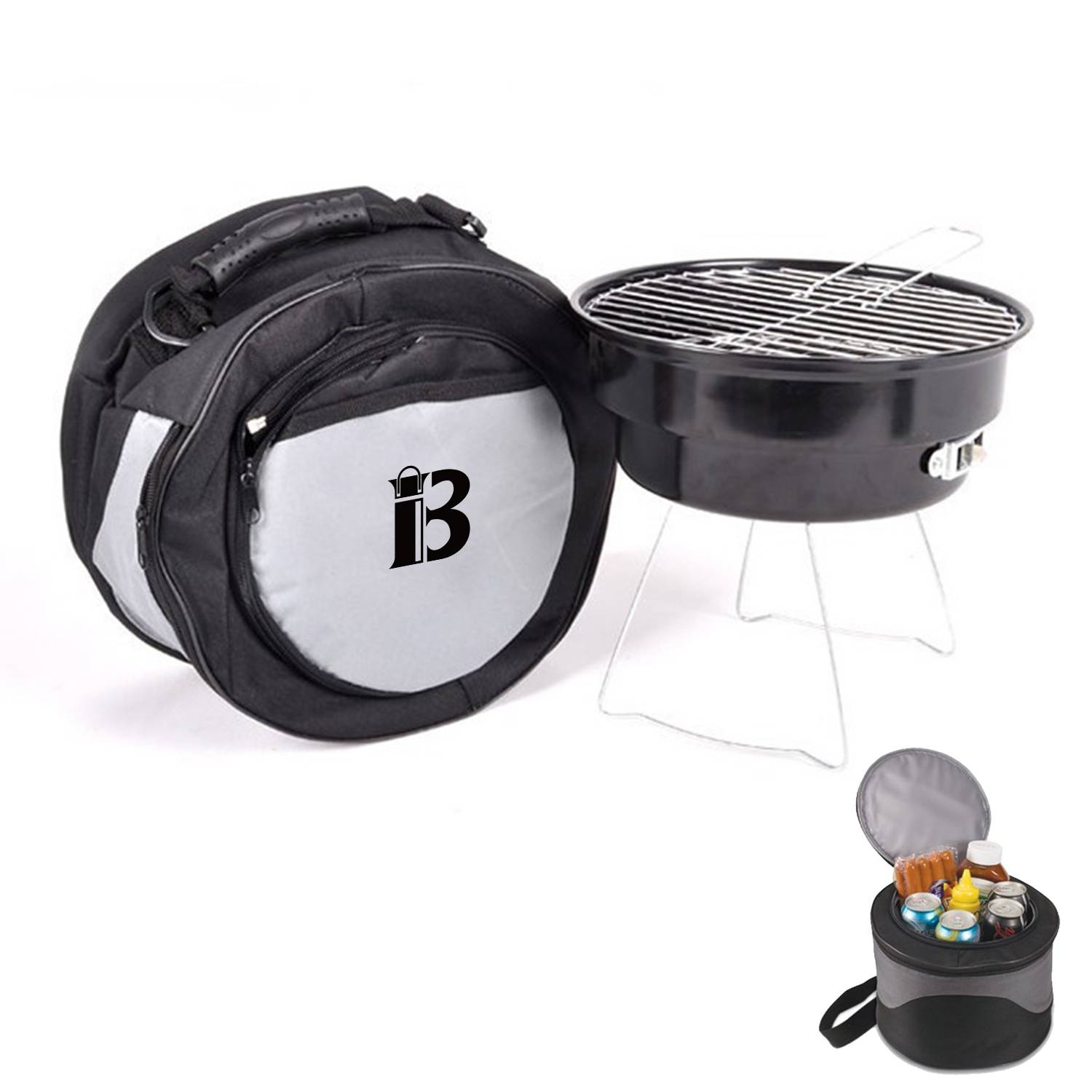 Mini Portable Foldable Outdoor BBQ Ice Pack Complete Set