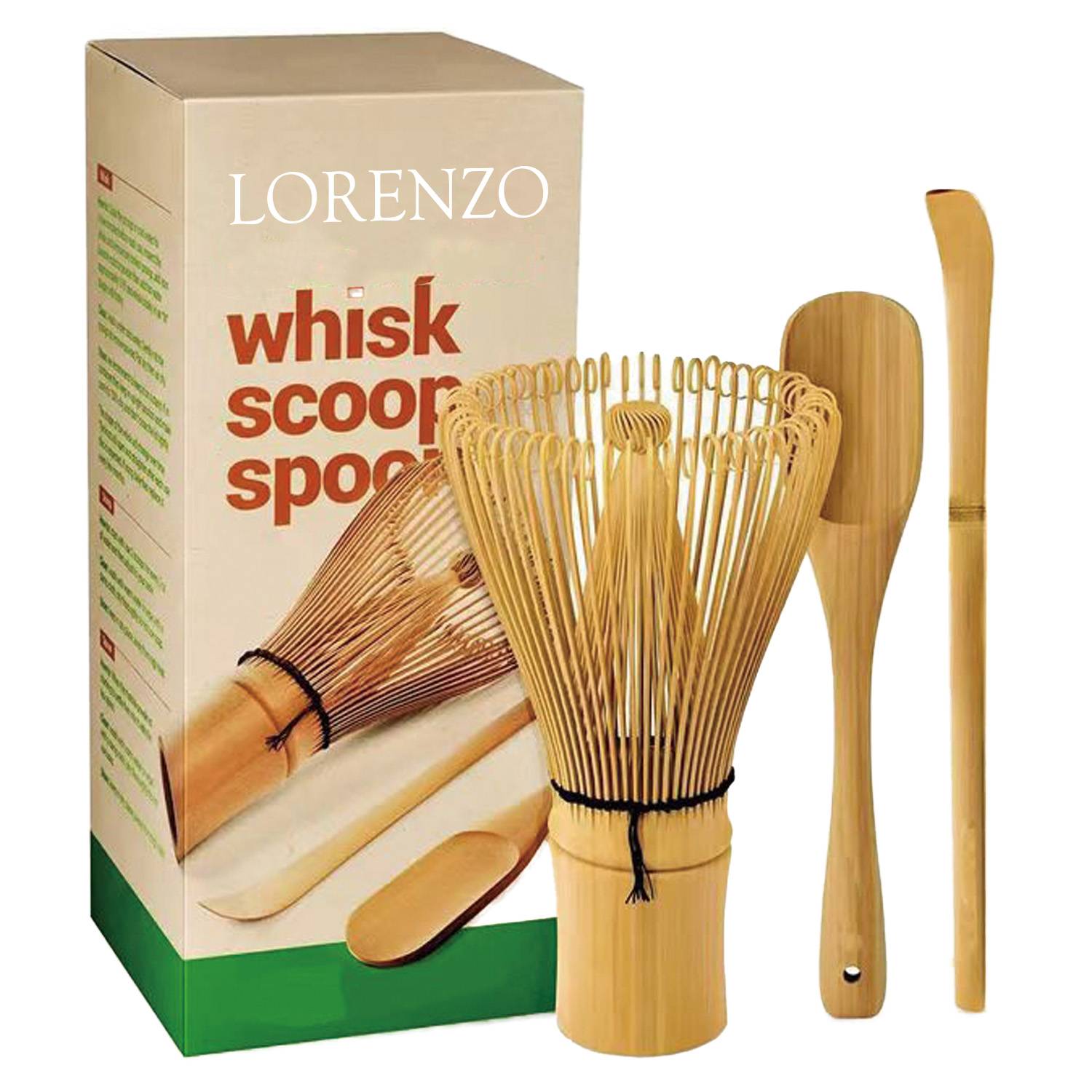 Bamboo Egg Beater Set