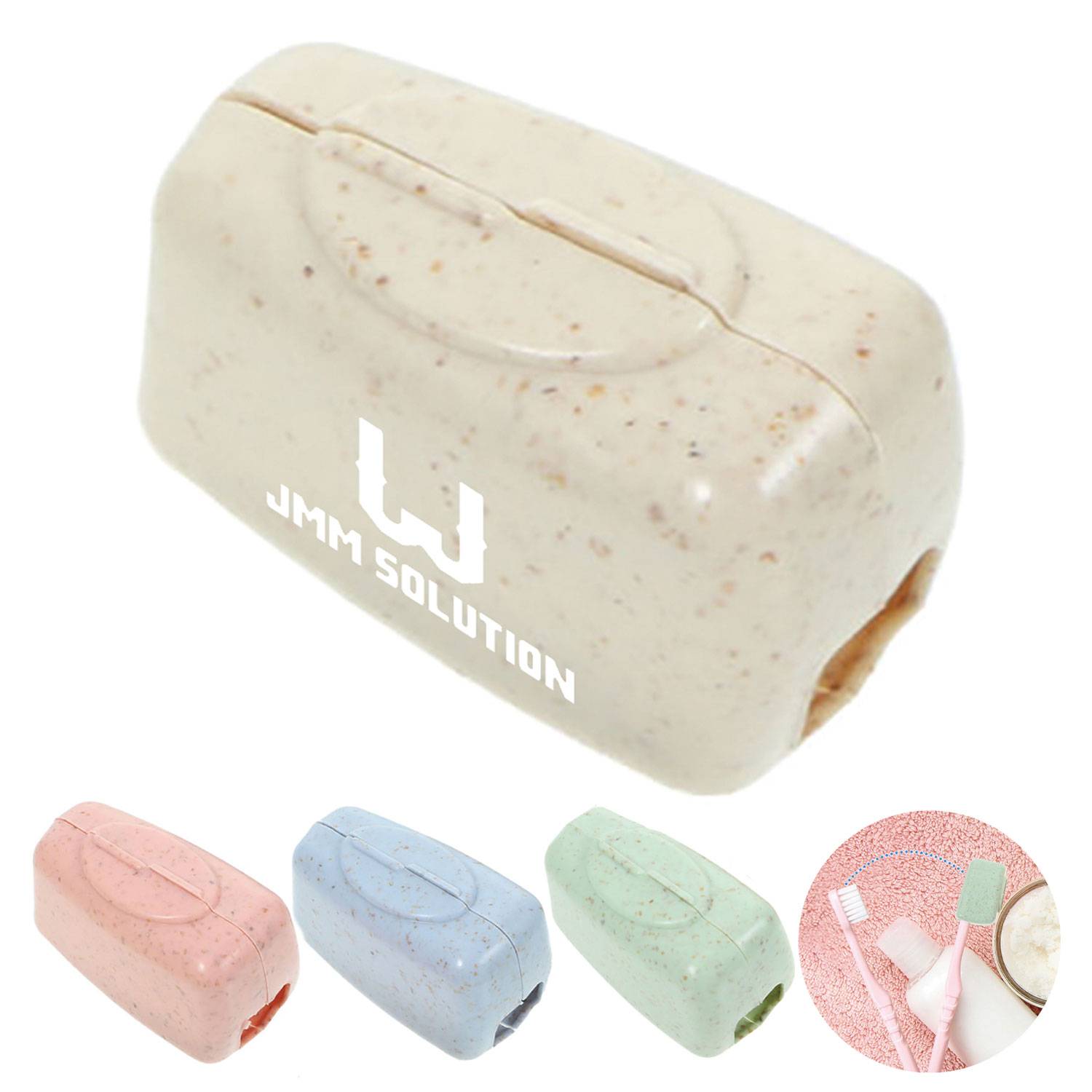 Wheat Straw Travel Toothbrush Head Cover