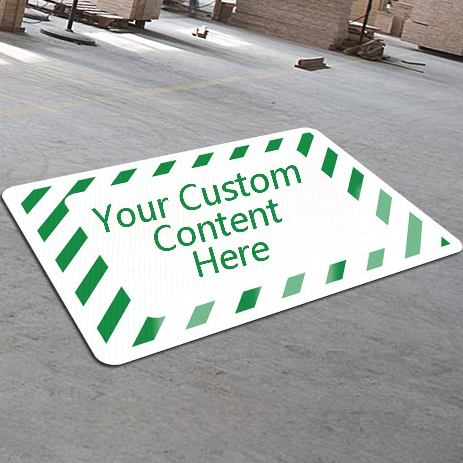 Pvc Road Workshop Factory Warehouse Security Warning Sign - Image 8