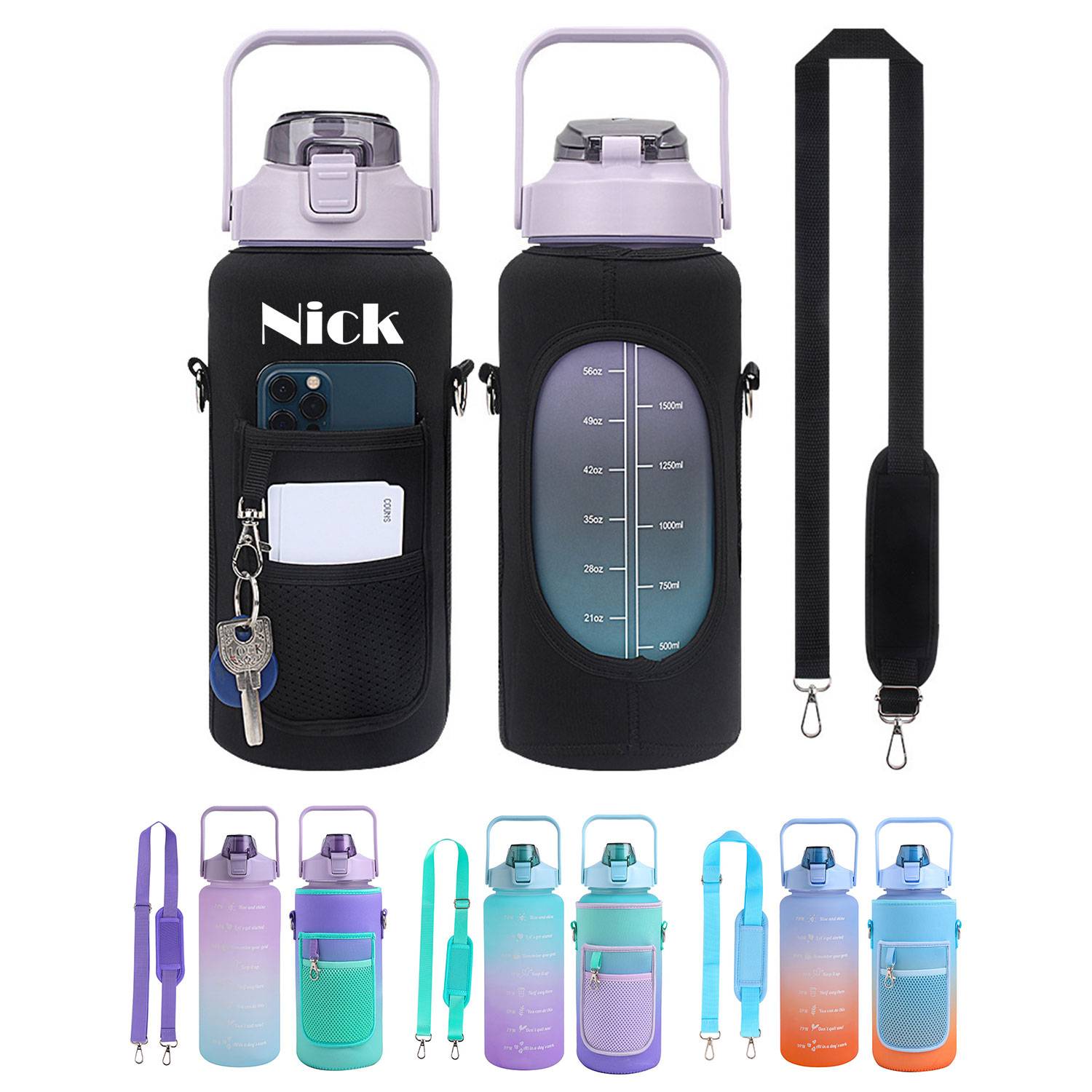 Neoprene Outdoor Sports Bottle and Cup Covers