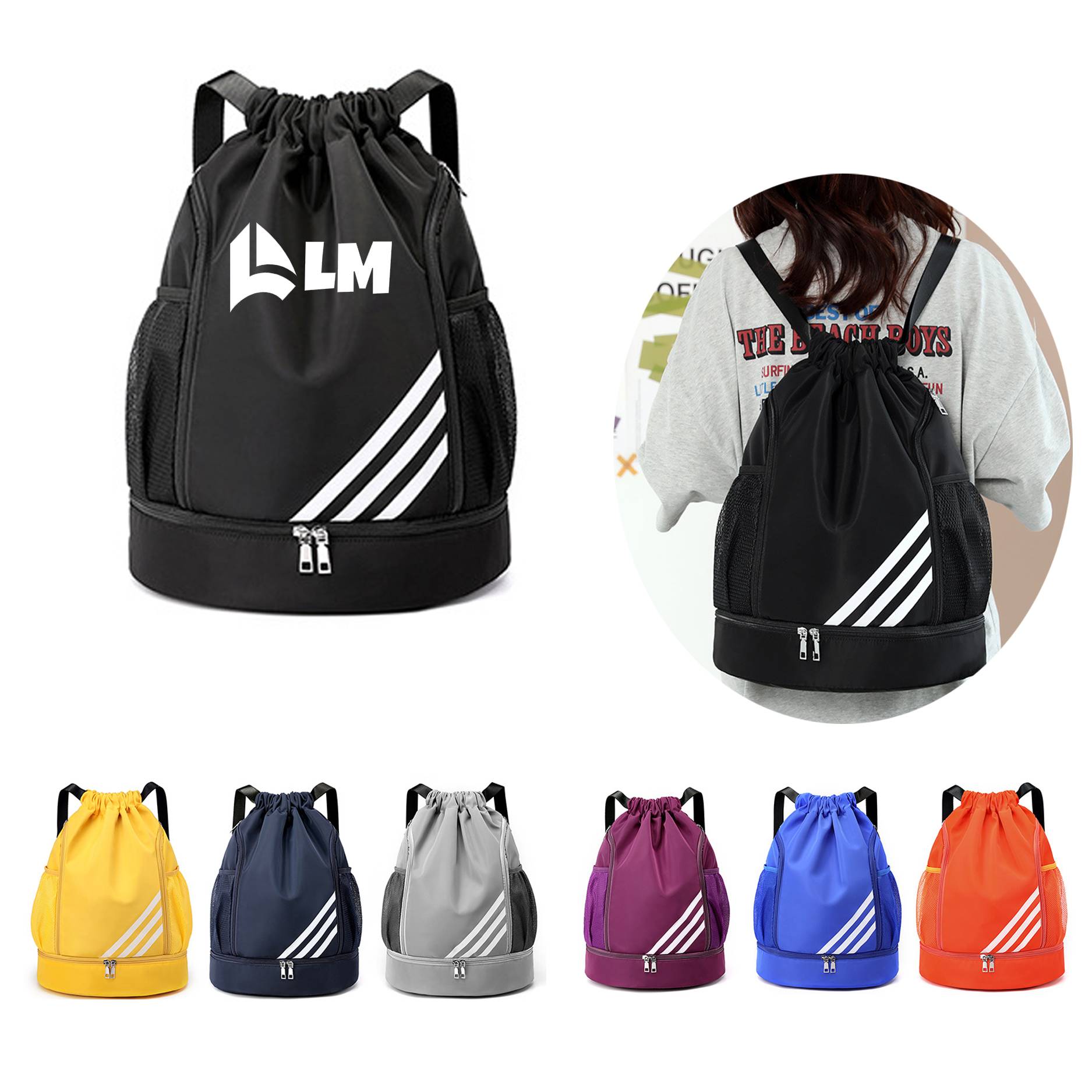 Drawstring Sports Backpack