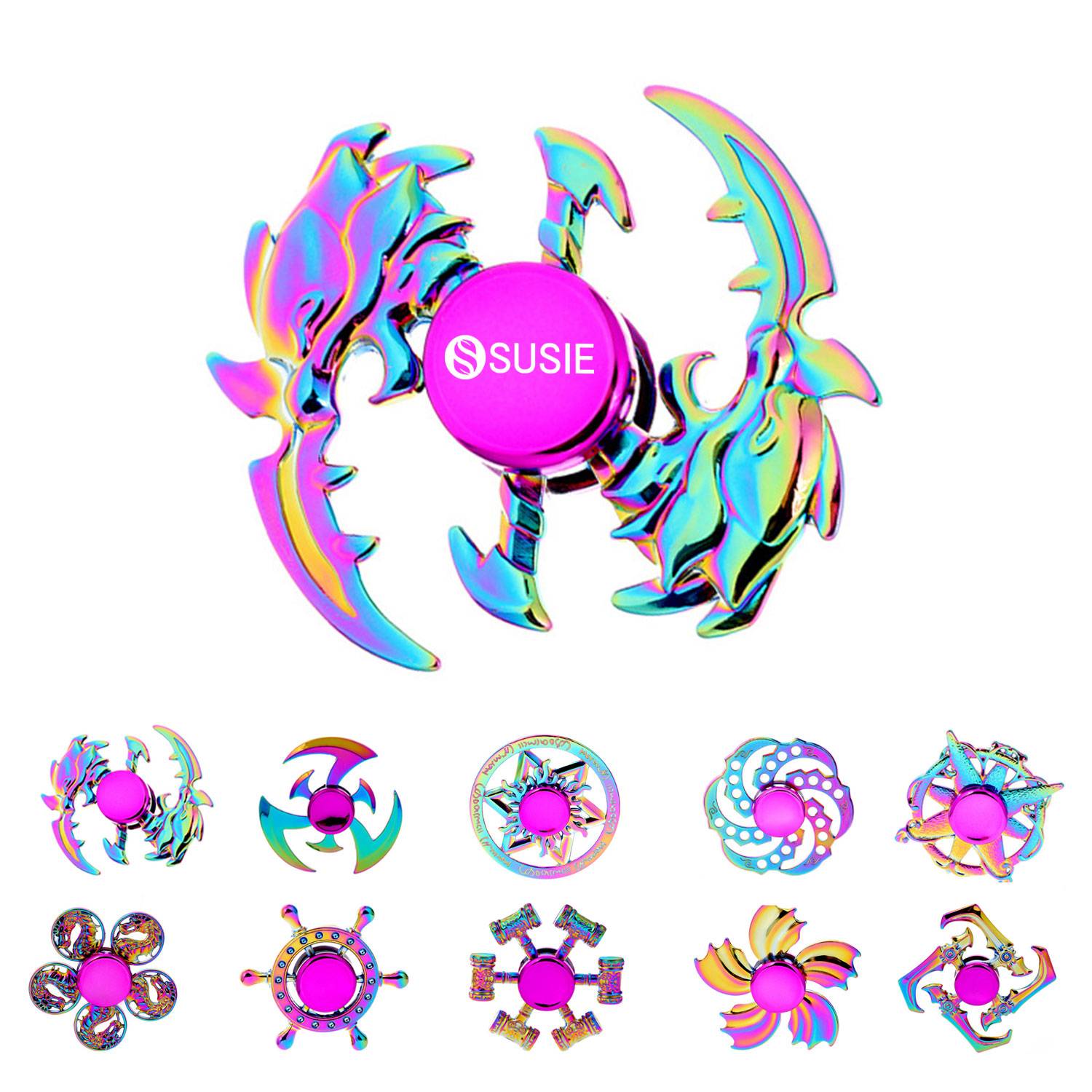 Colorful fidget spinner