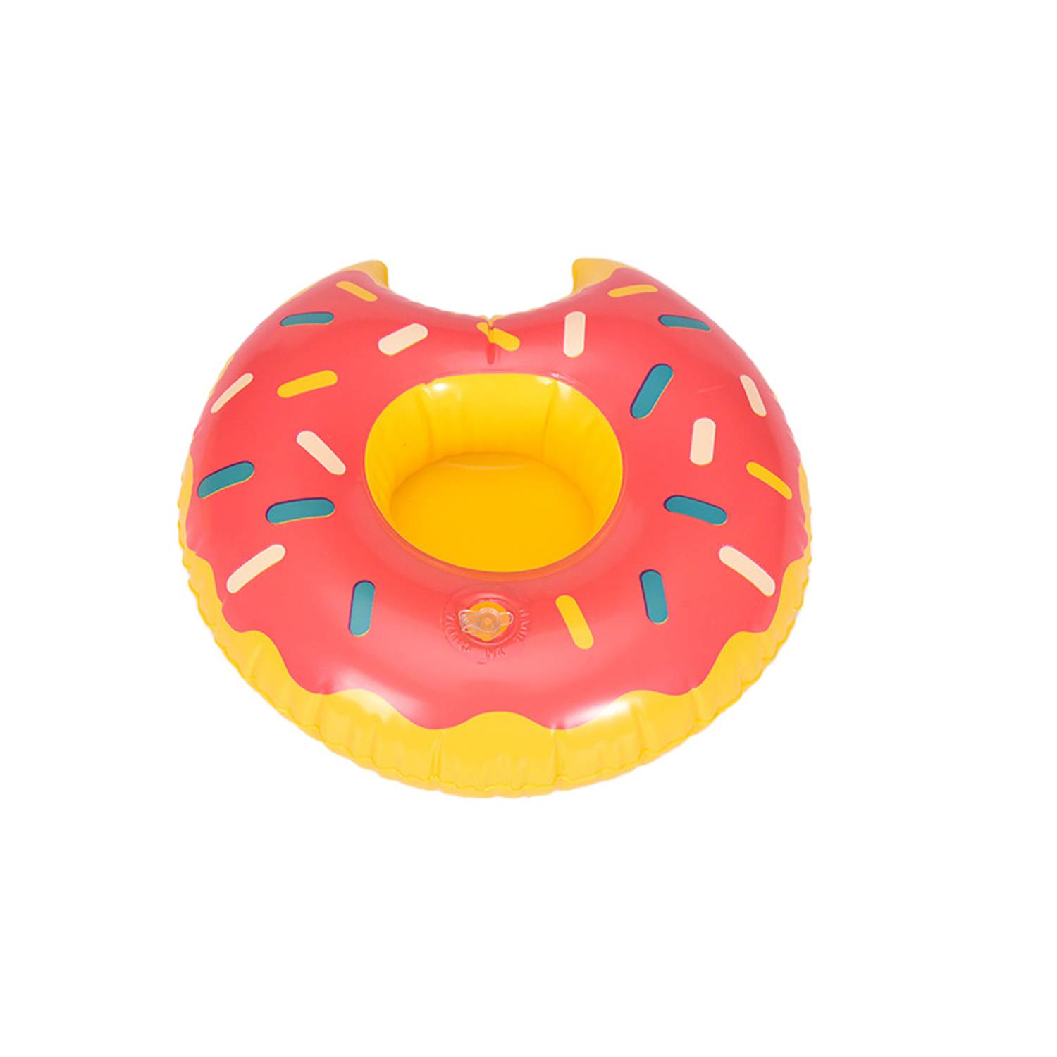 Donut-Shaped Inflatable Drink Holder for Pool - Image 3