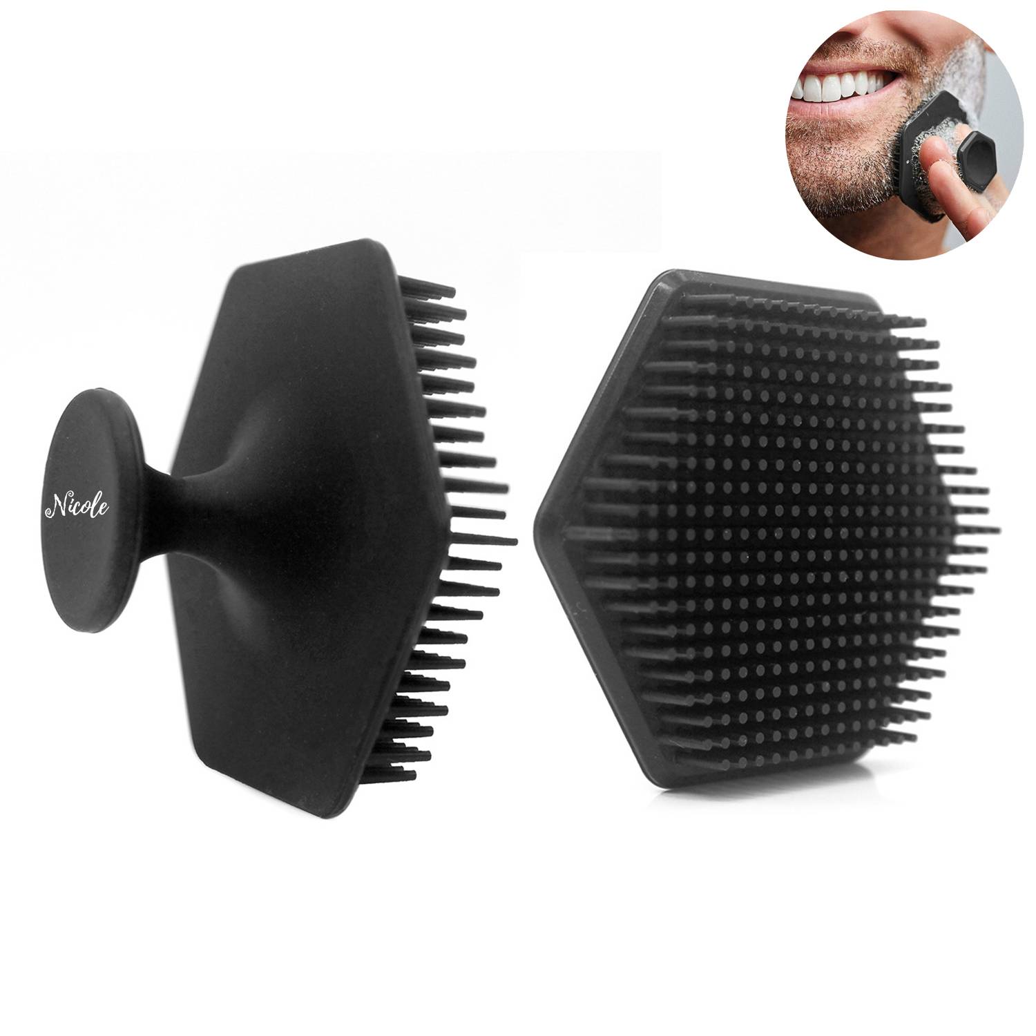 Silicone Face Scrubber for Men