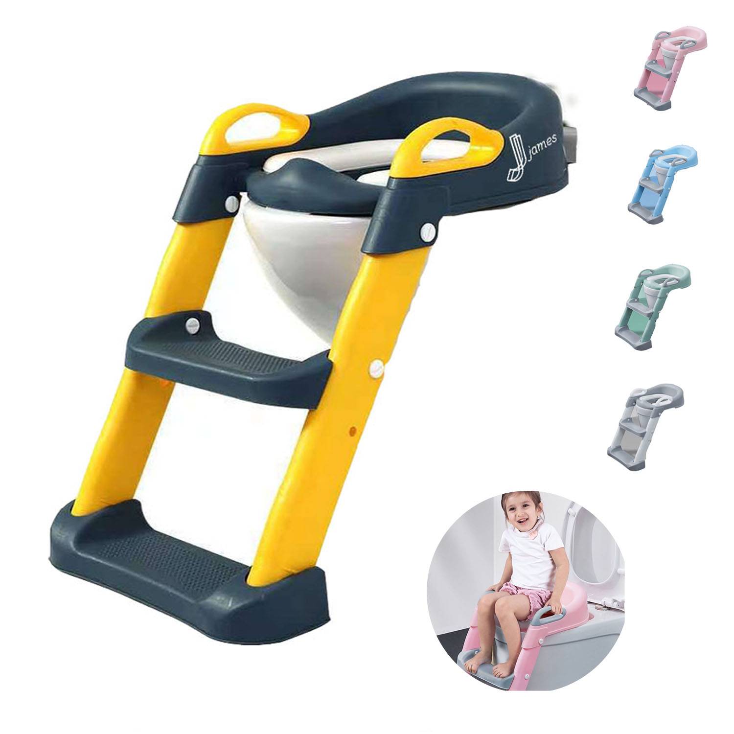 Baby Step Folding Toilet Seat