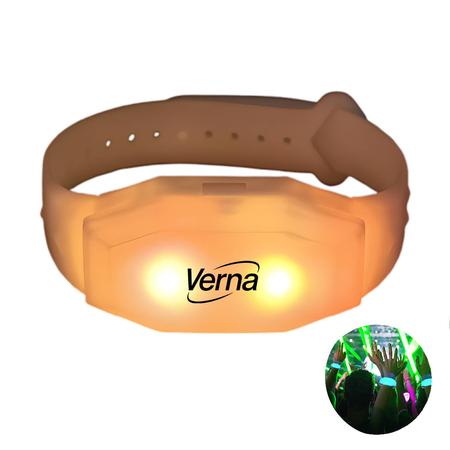 Remote Control LED Light-Up Wristband