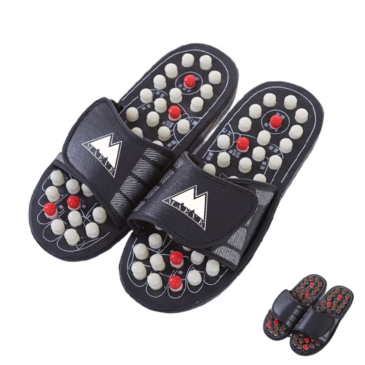 Plantar Fasciitis Acupressure Foot Massage Slippers
