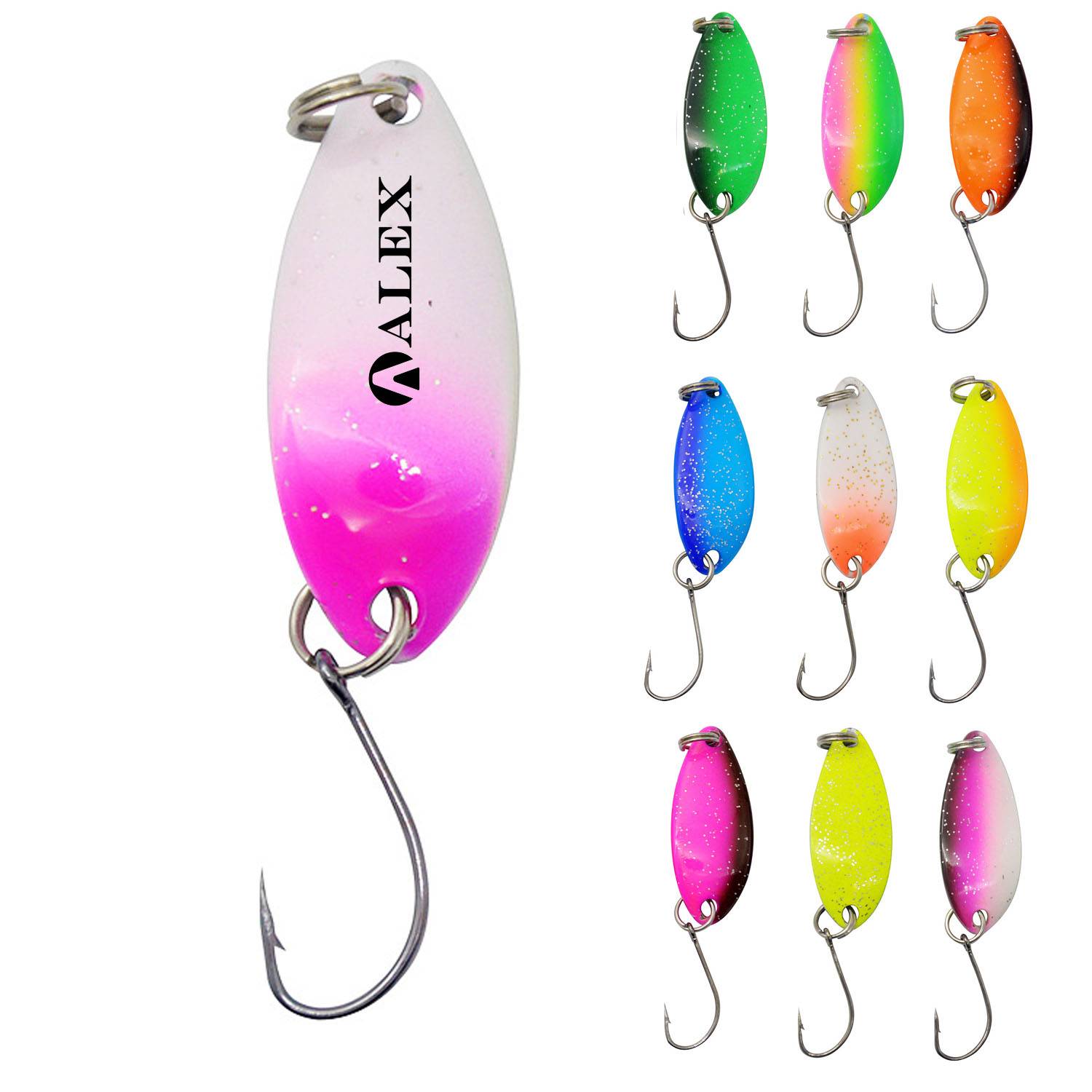 Lifelike Metal Fishing Spoon Lure - Long-Casting & Flashing