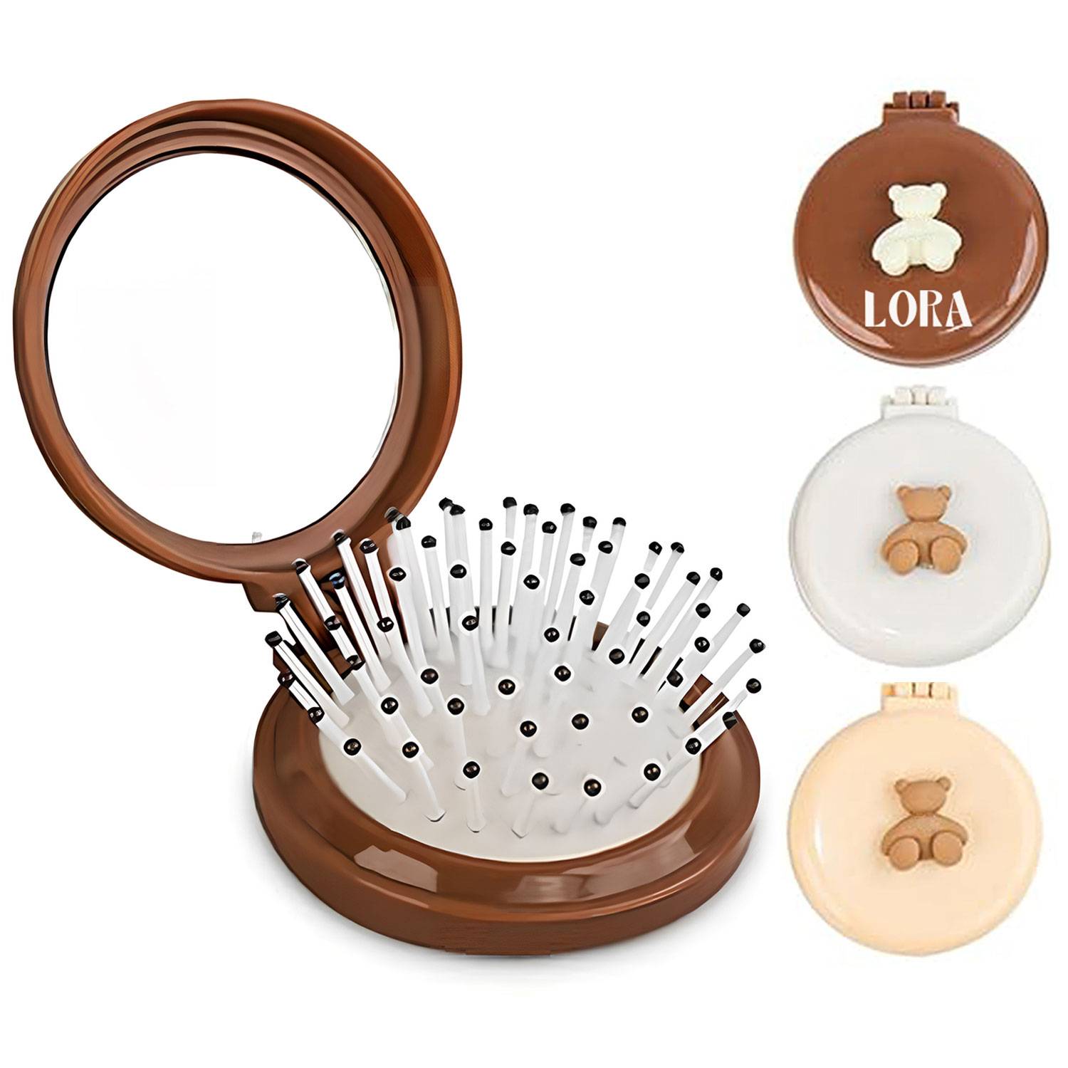 Cute Mini Carry-on Air Cushion Comb folding-hair-brush