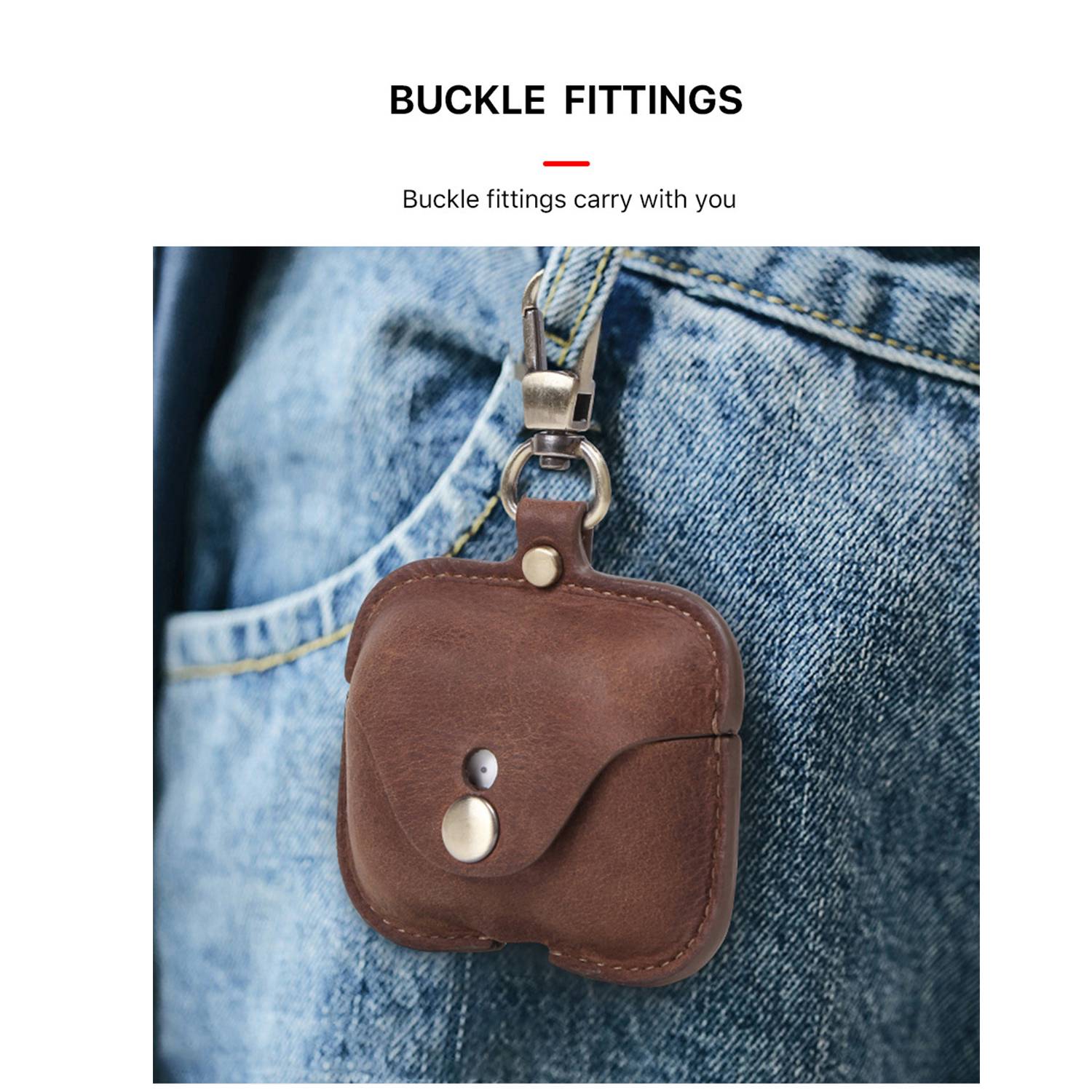 Airpods Pro Leather Case - Image 9