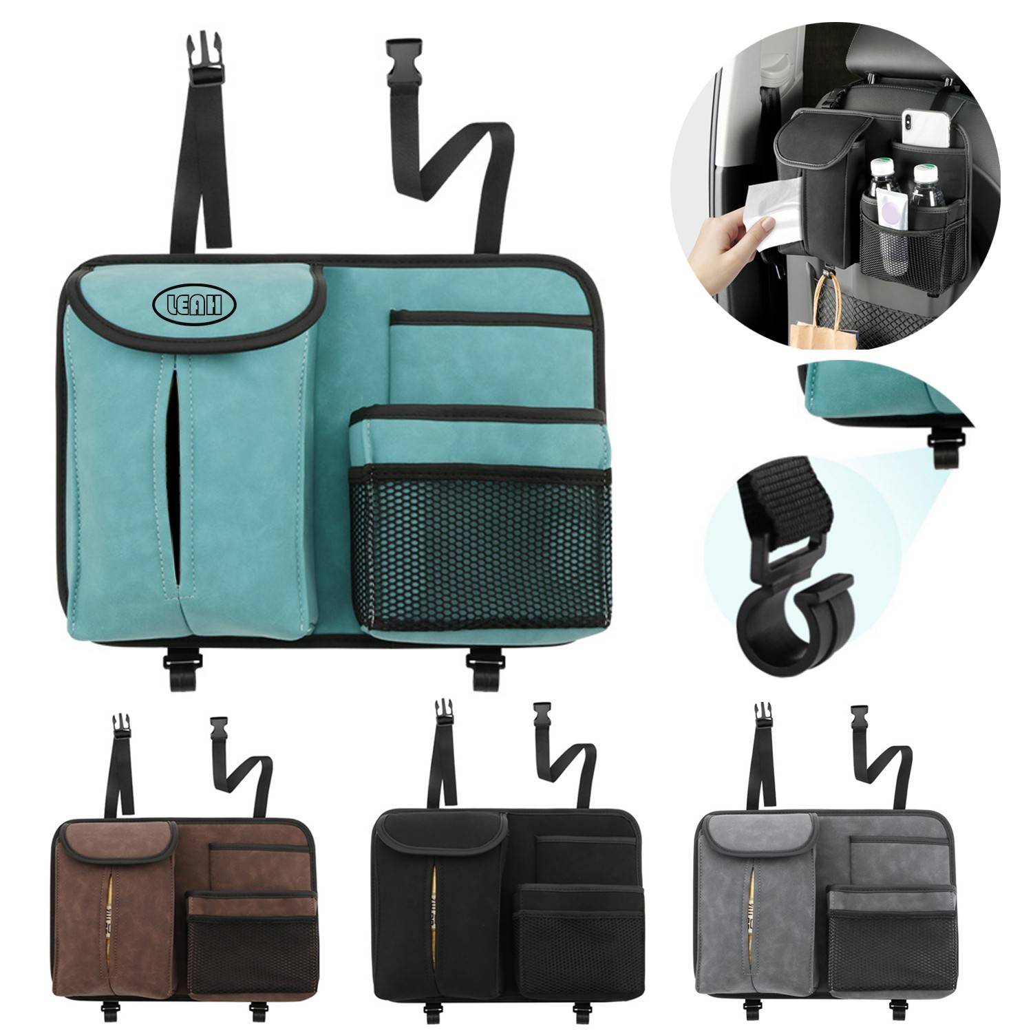 Car Back Seat Multi Pocket Compartment Organizer