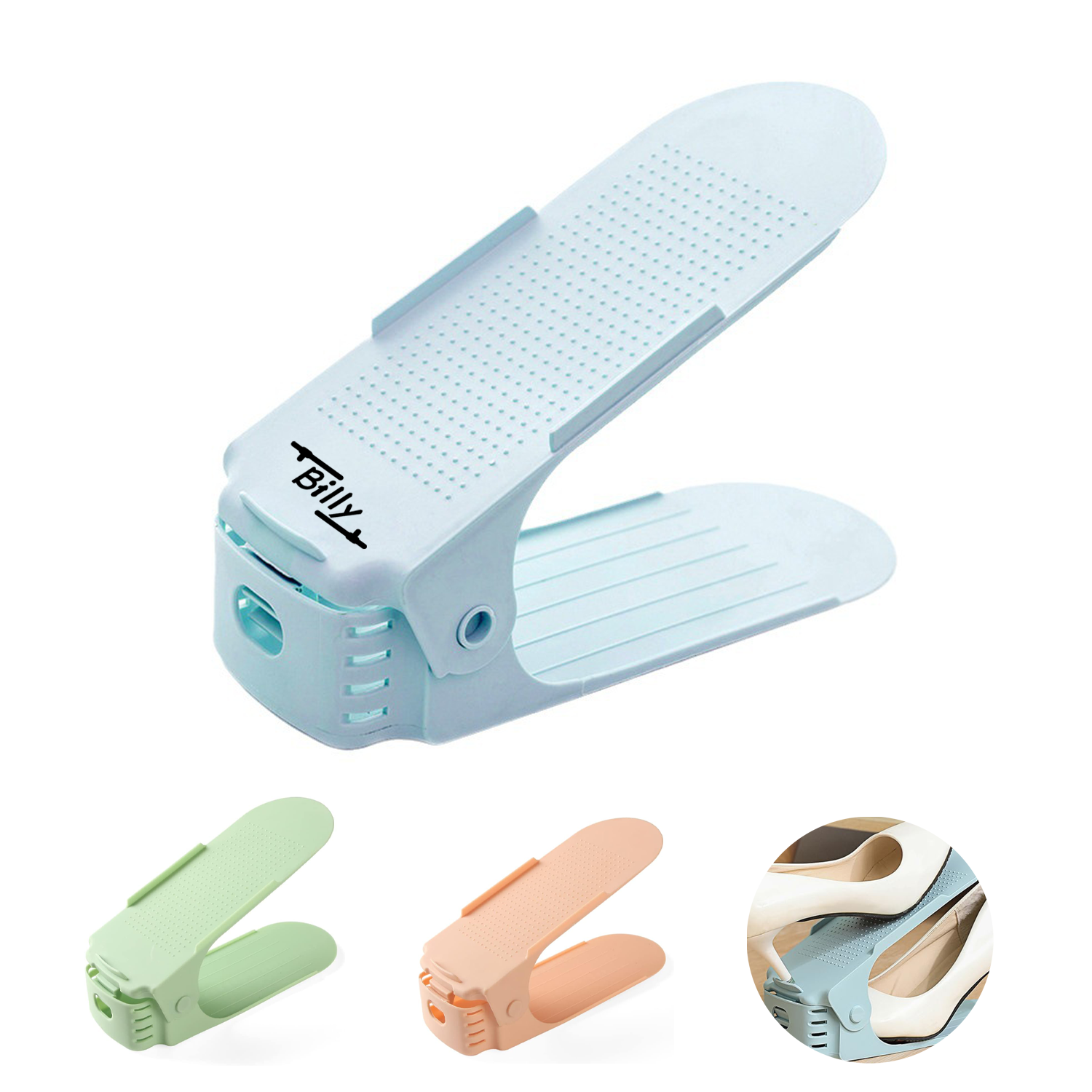 Space-Saving Adjustable Shoe Racks