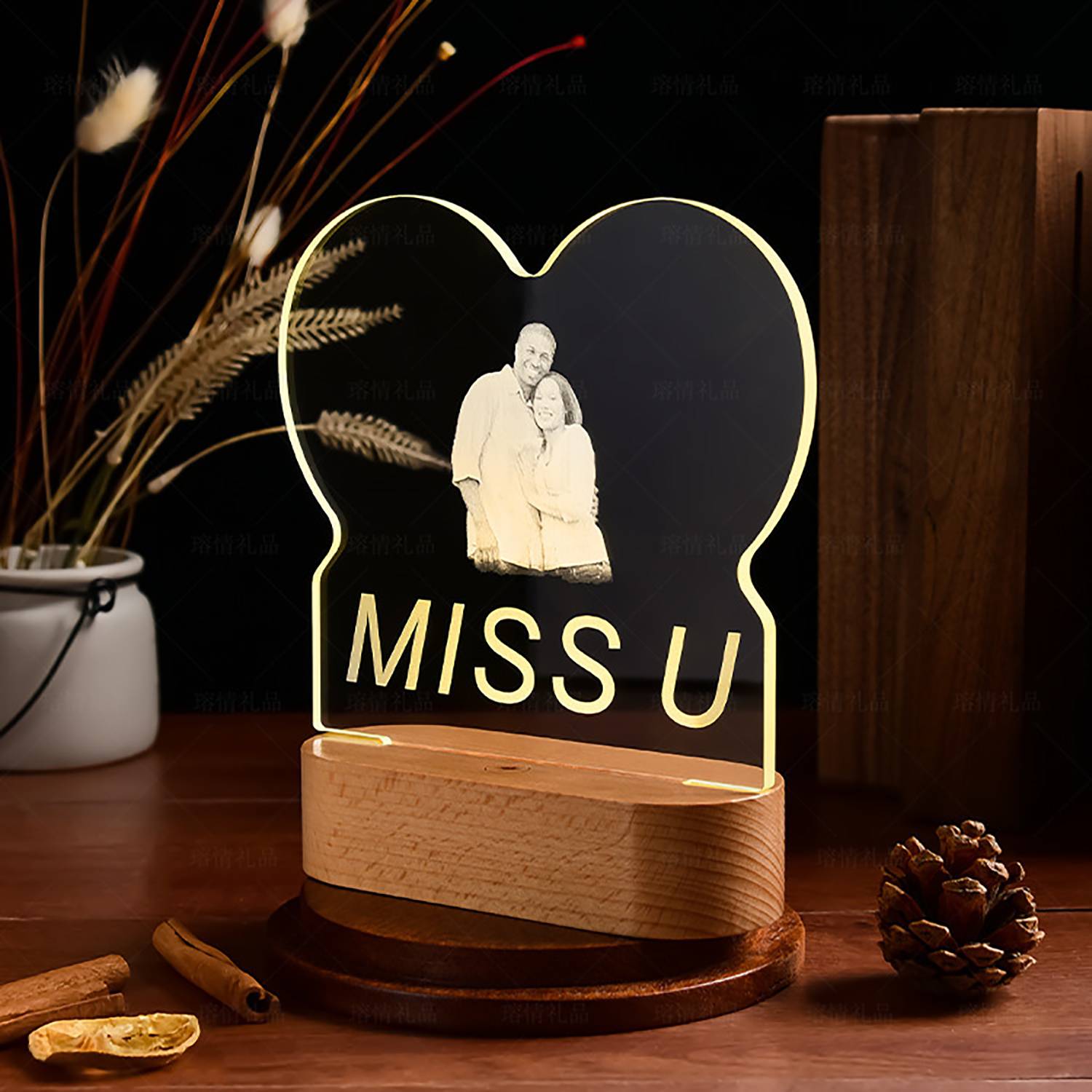 Customized Acrylic LED Night Light Ornament - Image 7