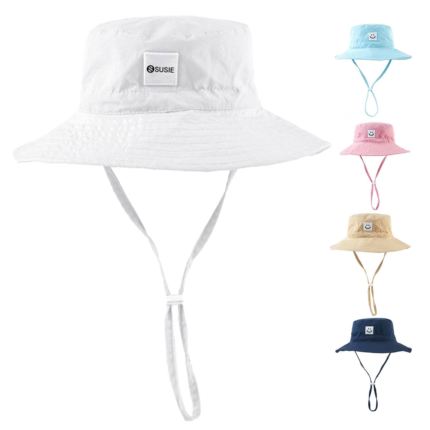 Adjustable Baby Sun Hat - Breathable Wide Brim Design