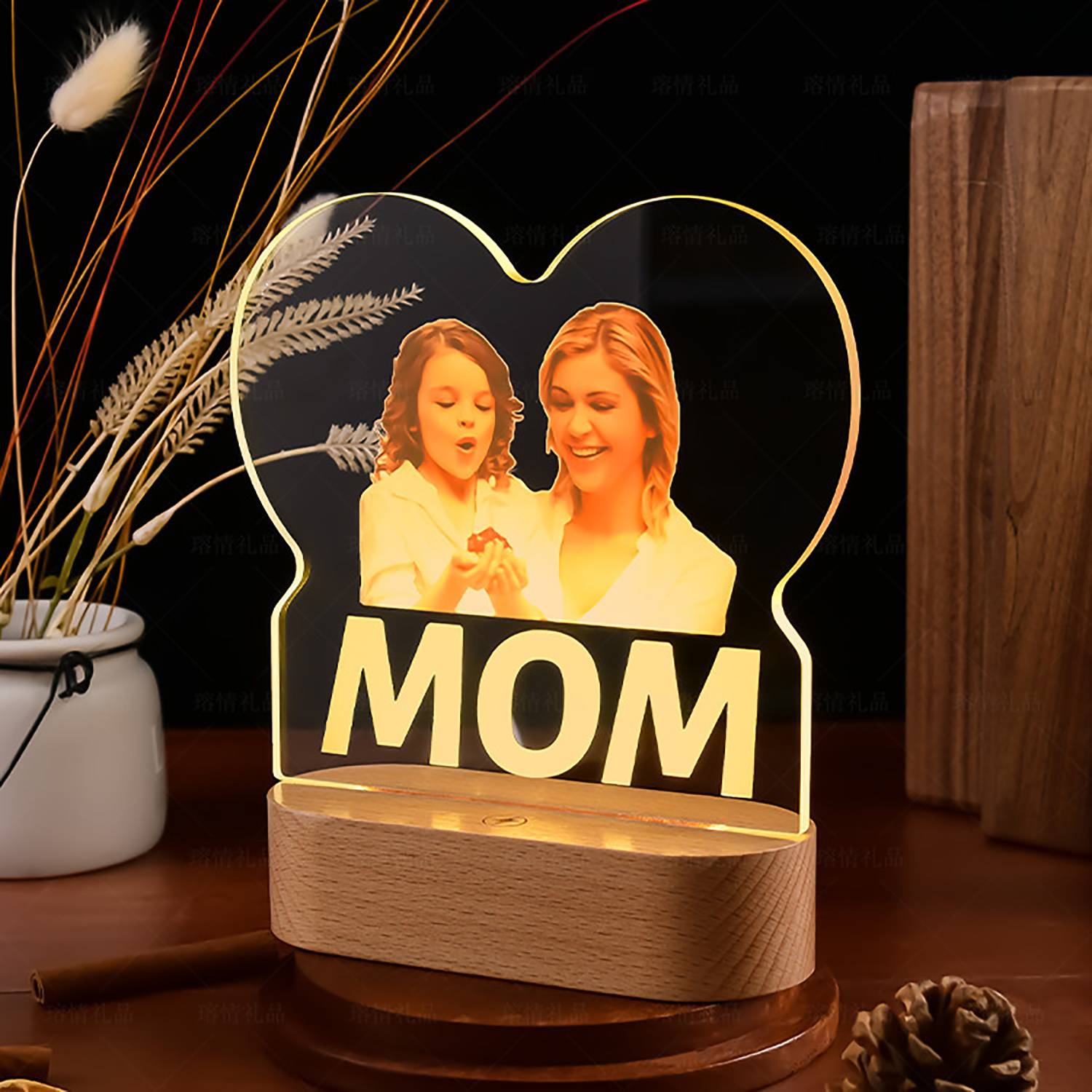 Customized Acrylic LED Night Light Ornament - Image 3