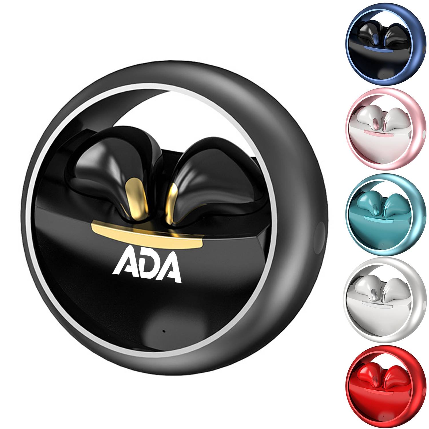 360 Degree Rotating Wireless Bluetooth Earbuds