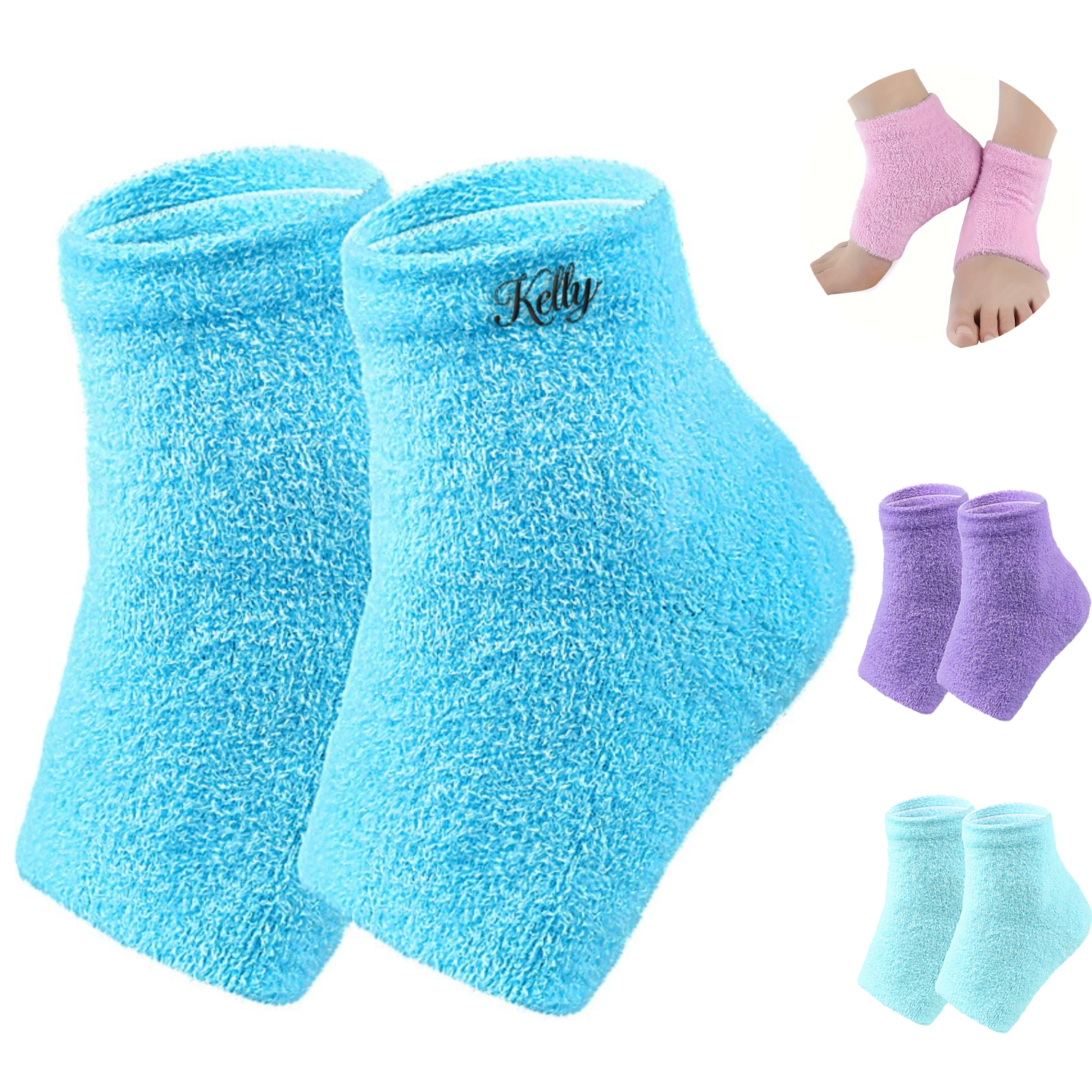 Elastic Moisturizing Gel Heel Socks
