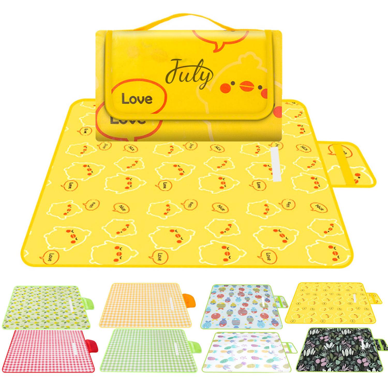 Lightweight Non-woven Picnic Blankets with Carry Handle