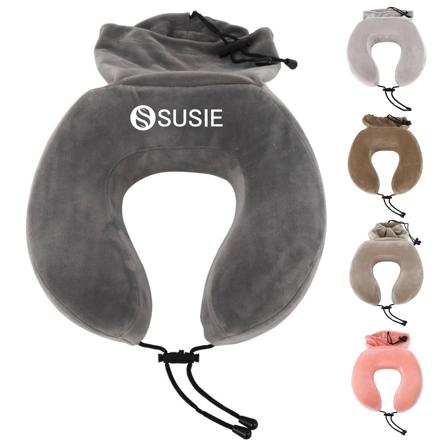 Memory Foam Travel U-Shaped Foldable Pillow