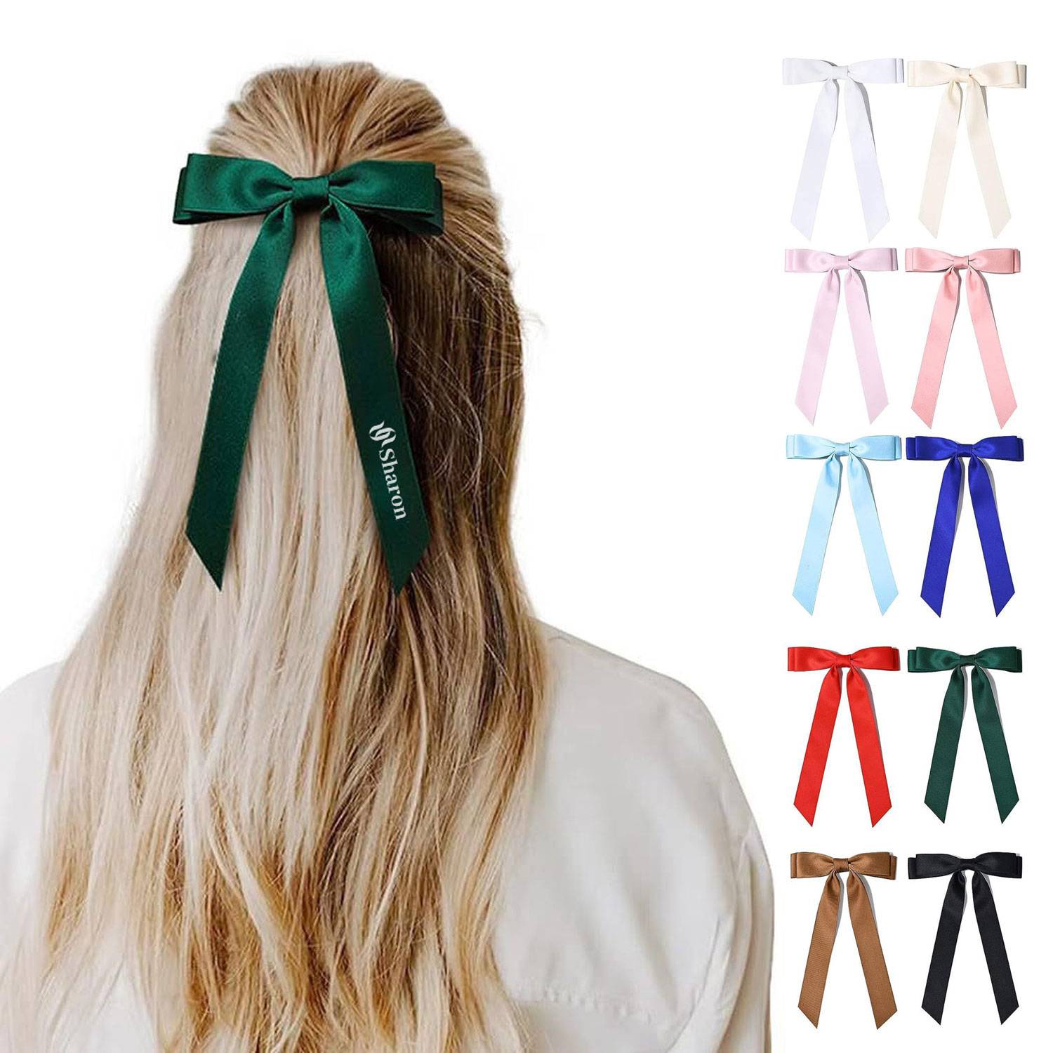 Bow Barrettes Hair Ribbons