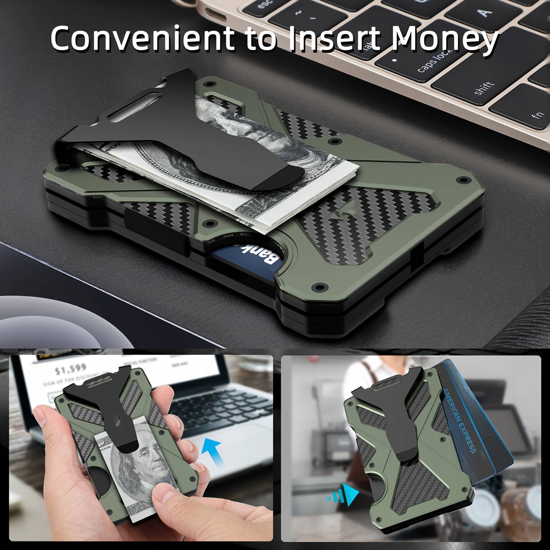 Ultra-Slim Aluminum Alloy Wallet for Men - Image 5