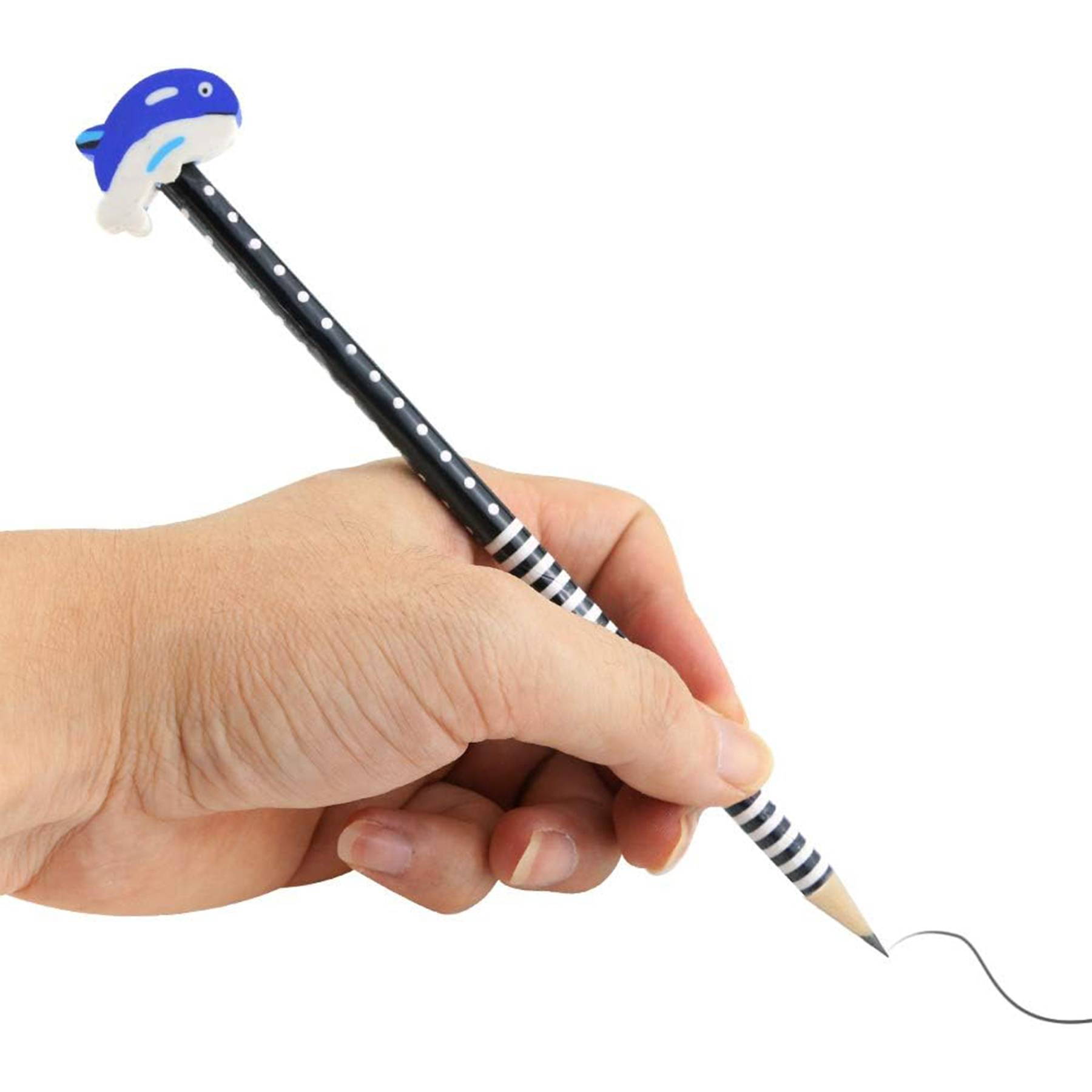 Colorful Cartoon Animal Pencil With Erasers - Image 3