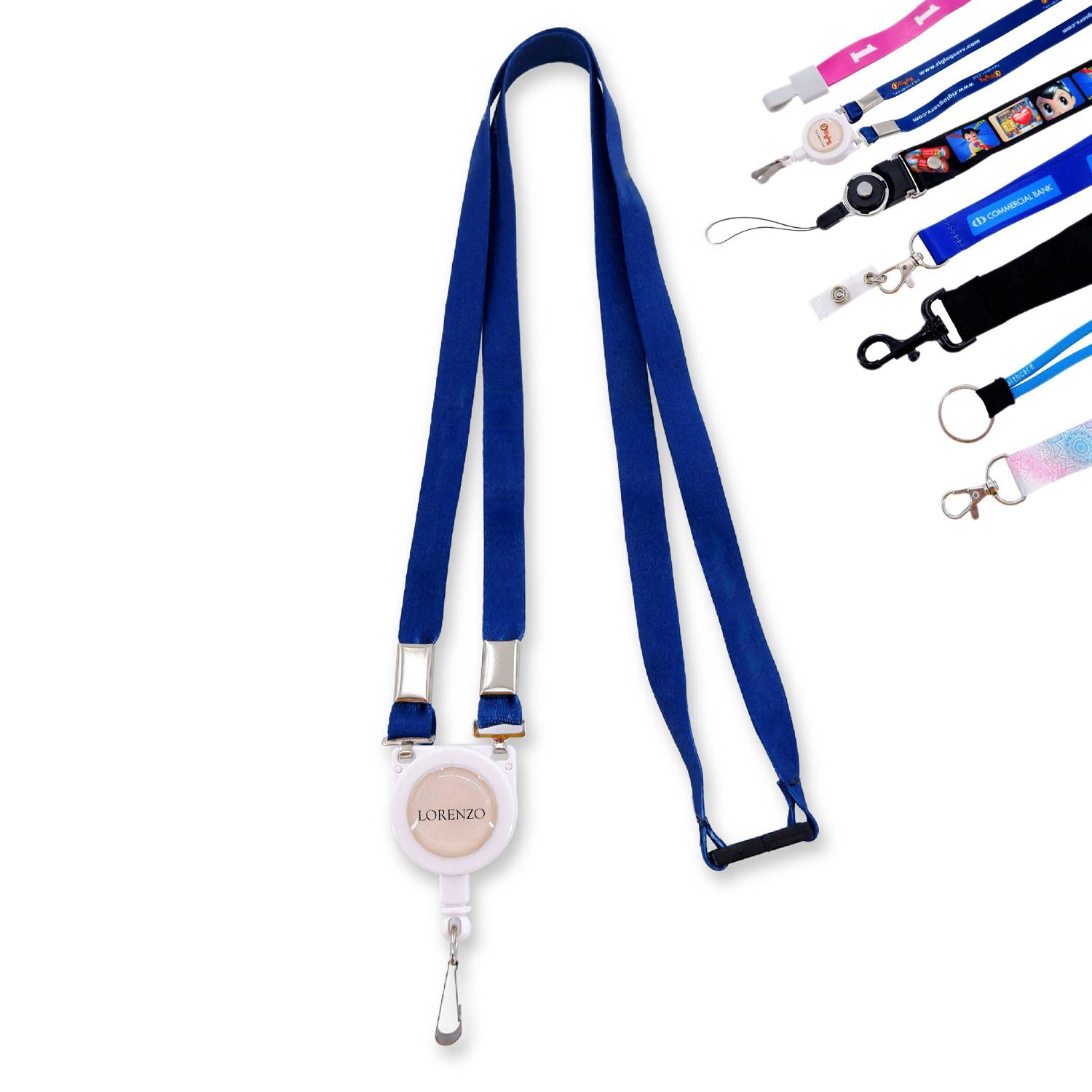 Customized universal mobile phone work permit lanyard
