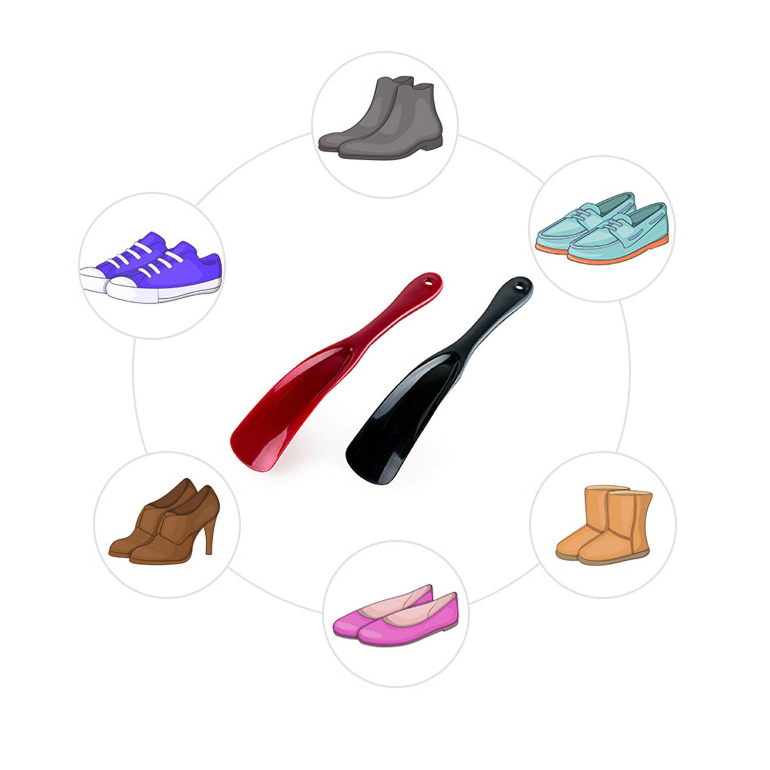 Plastic Shoehorn Shoes Helper