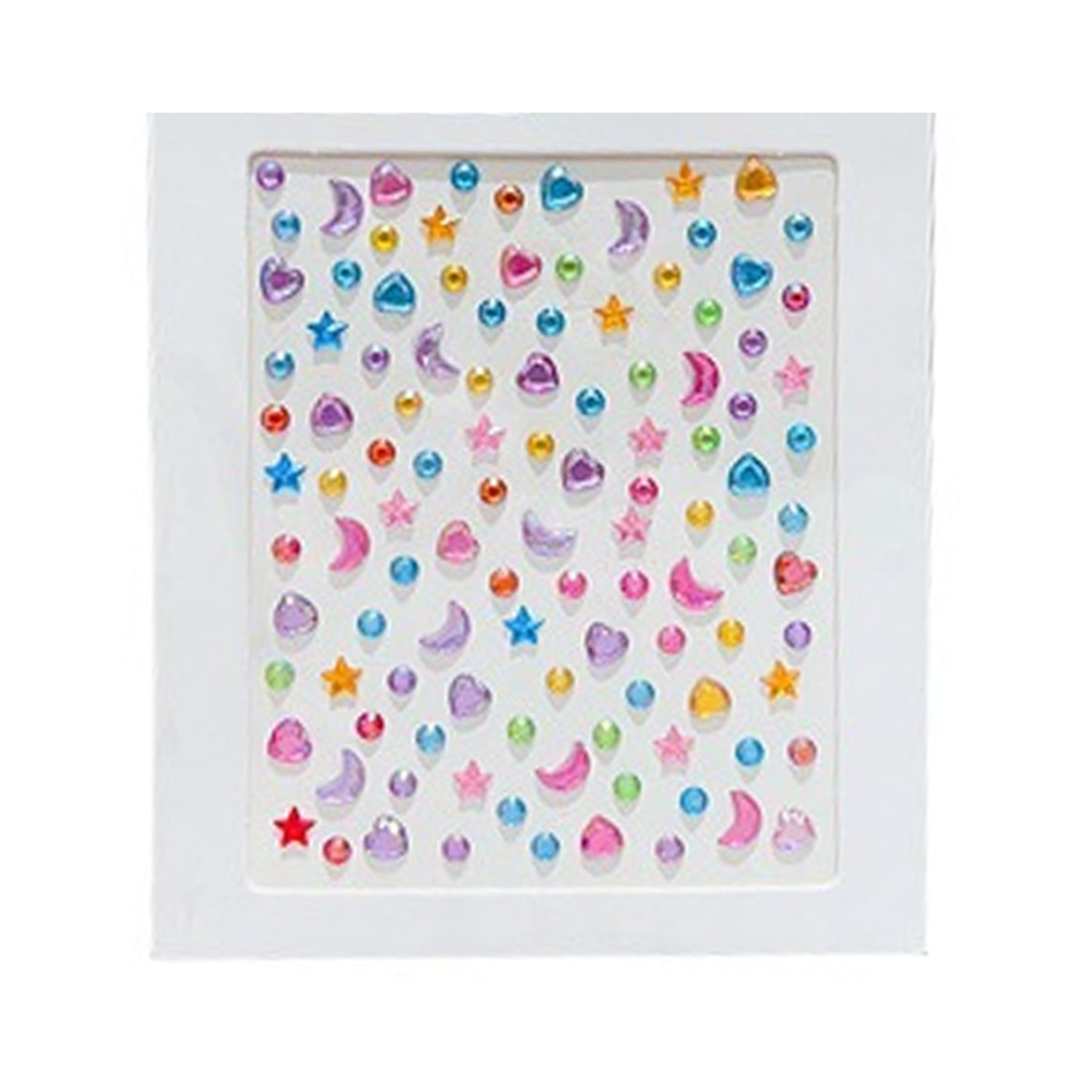 Holographic Self Adhesive Face Jewels Stickers - Image 6