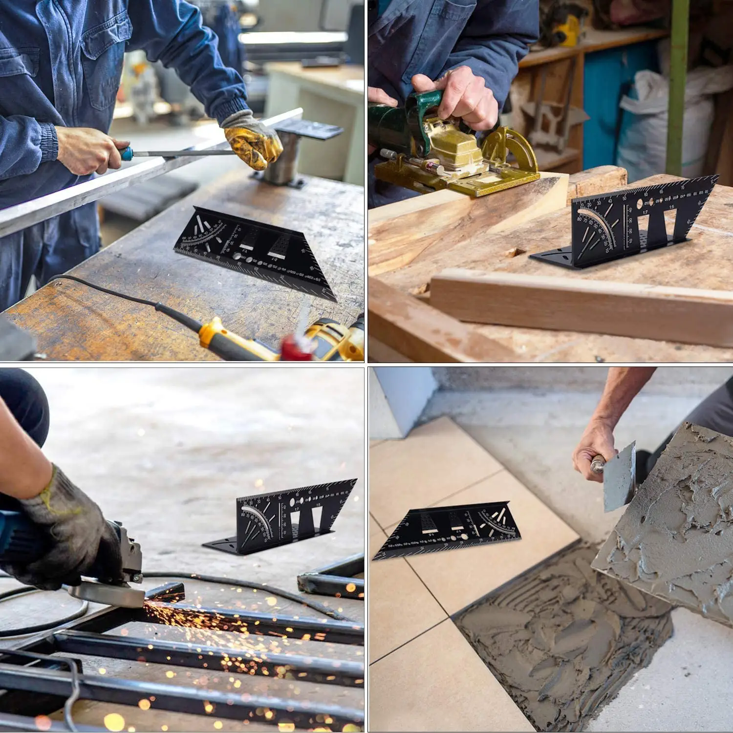 Aluminum Alloy Woodworking Square Size Measure Ruler - Image 5