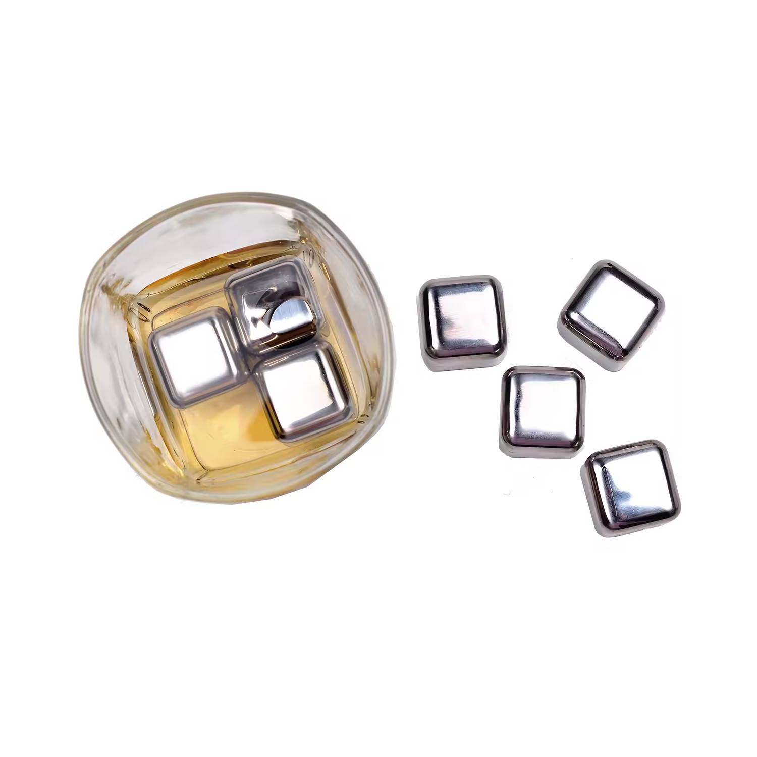 Stainless Steel Wine Stone Set In Bamboo Case - Image 5