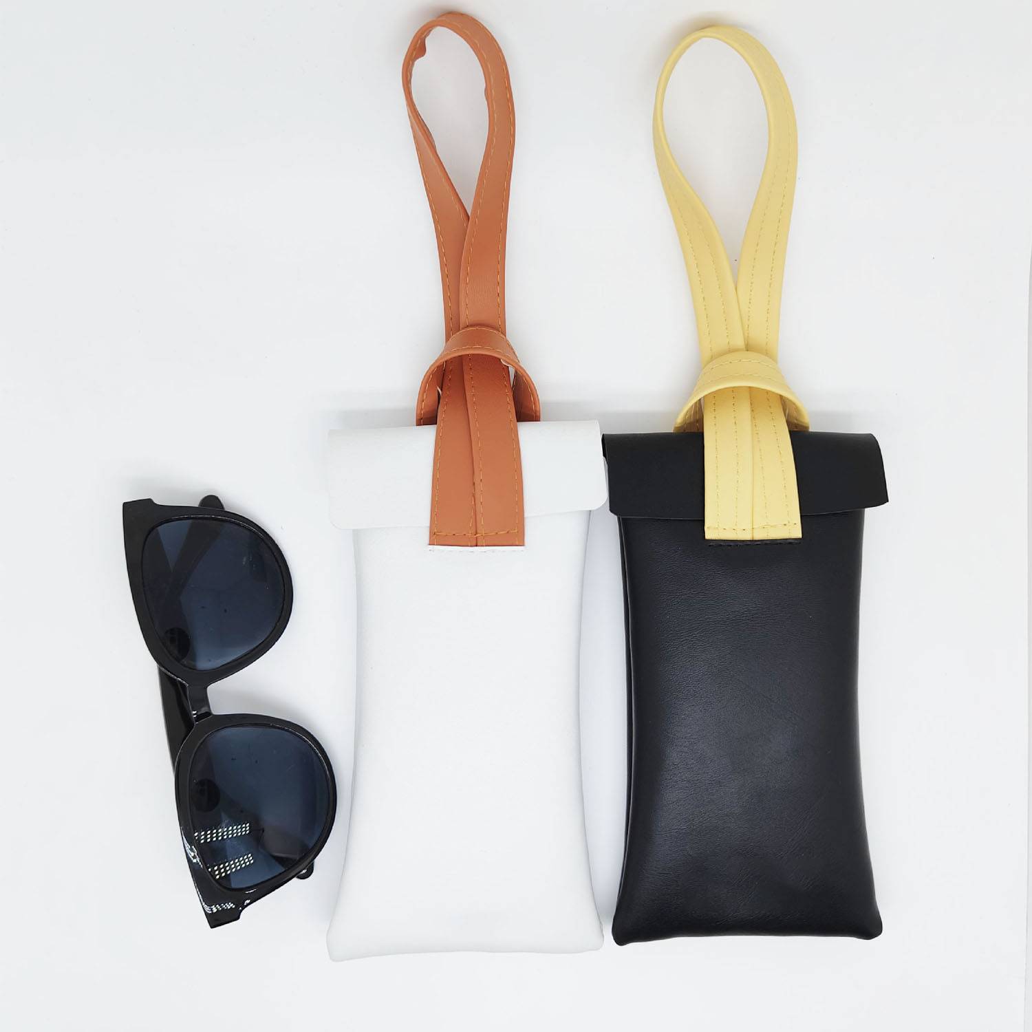 PU Leather Waterproof Glasses Pouch - Image 3